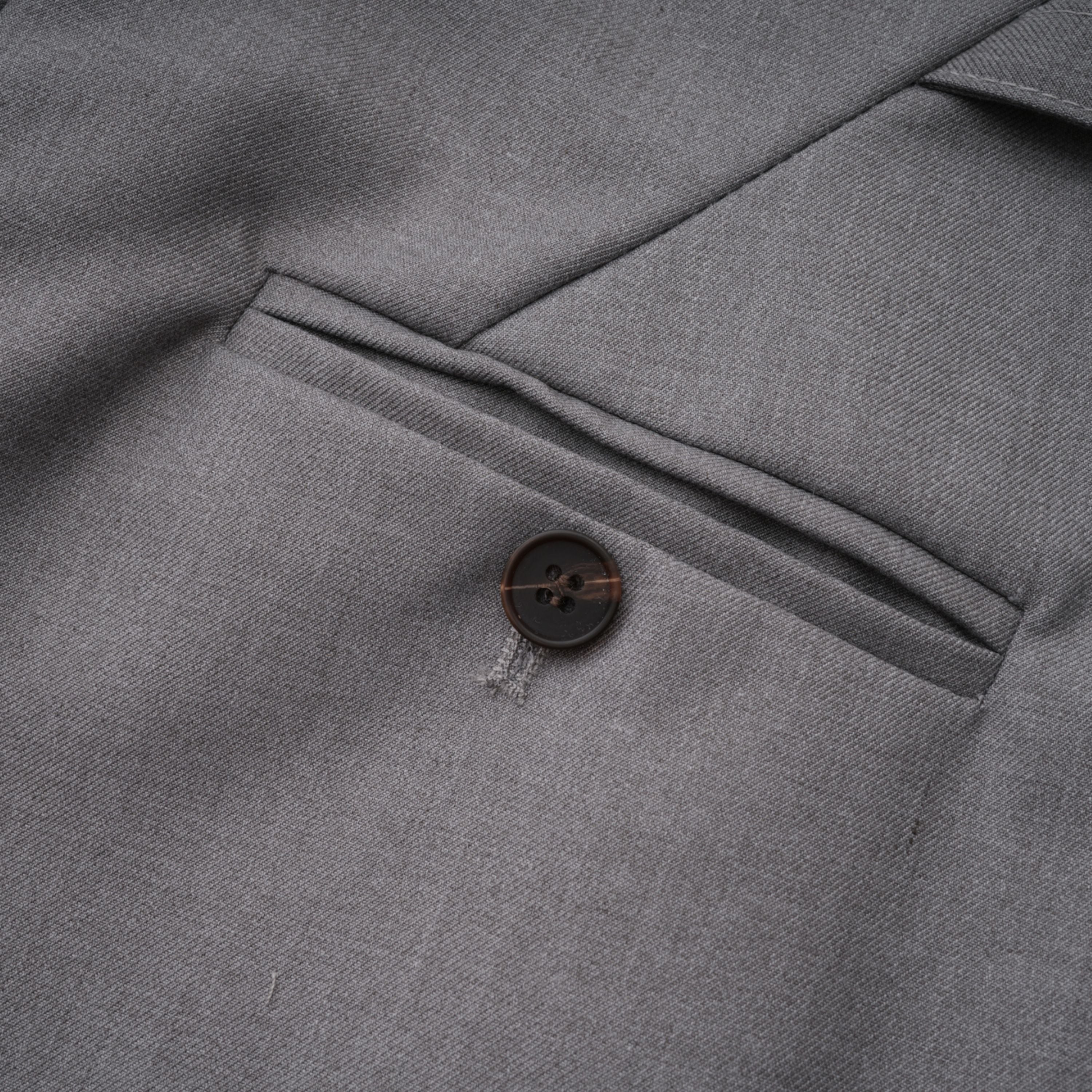 Cynthia Grey Asymmetrical Draped Shirt & Trousers Set