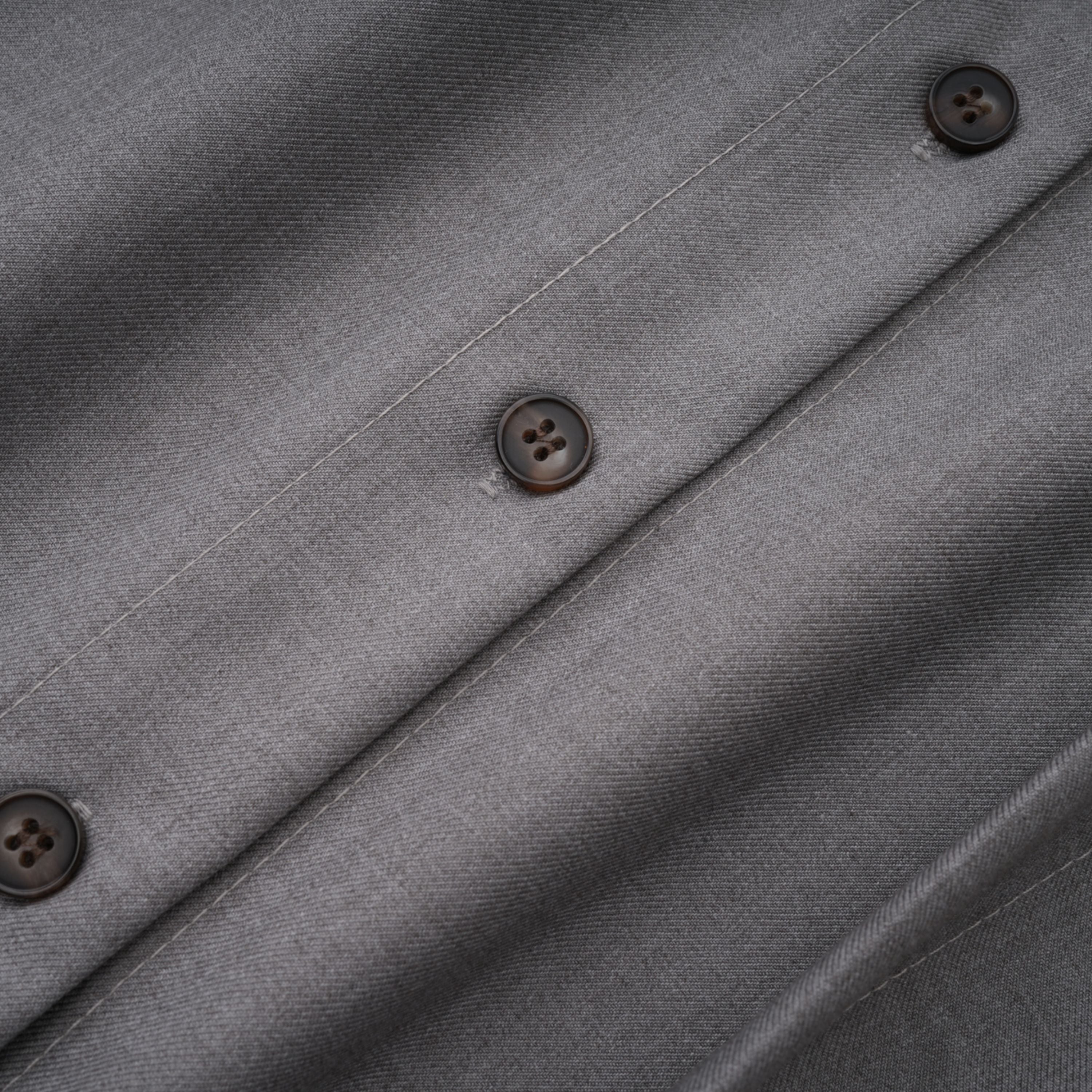 Cynthia Grey Asymmetrical Draped Shirt & Trousers Set