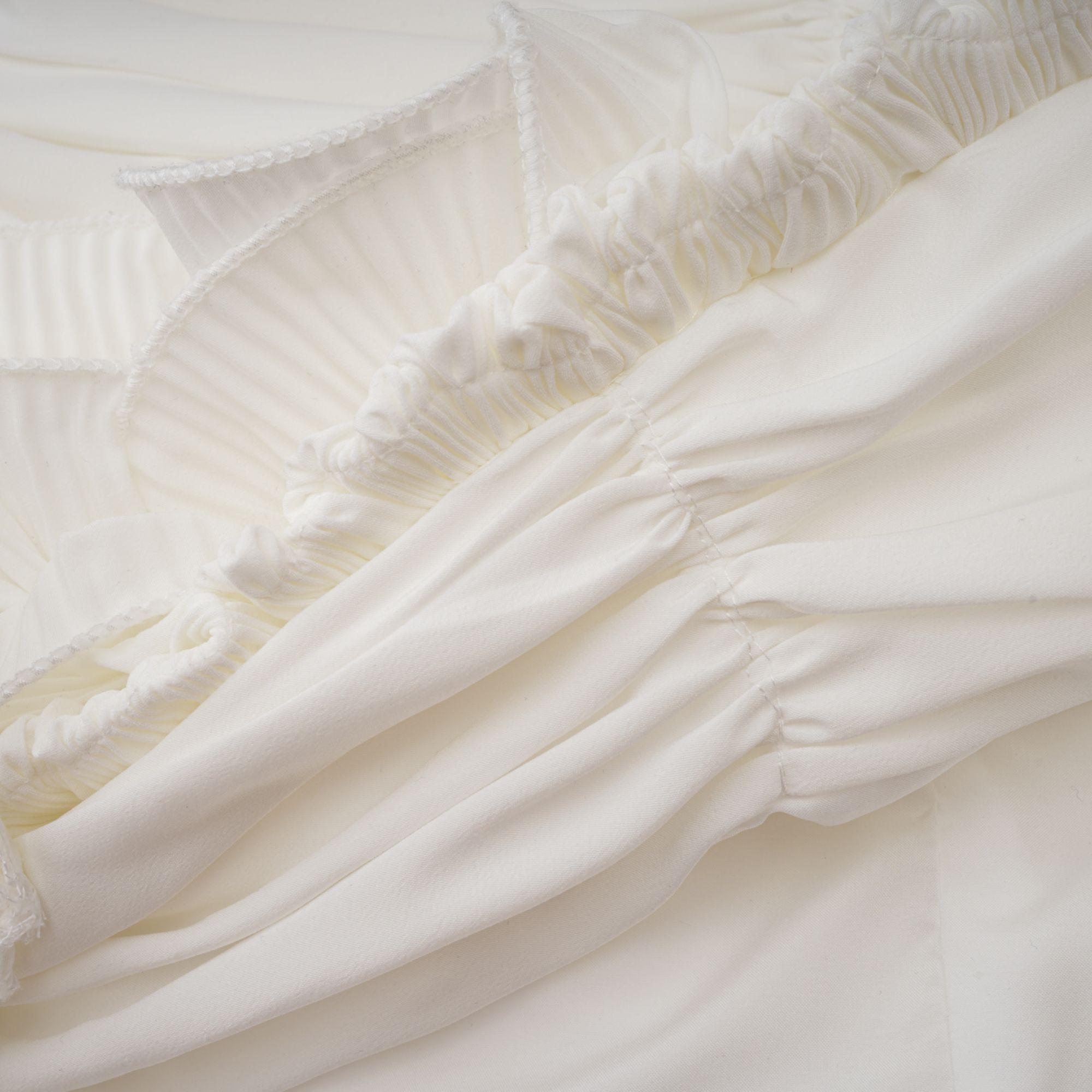 Sylvie ruched ruffled mini skirt (Final Sale)