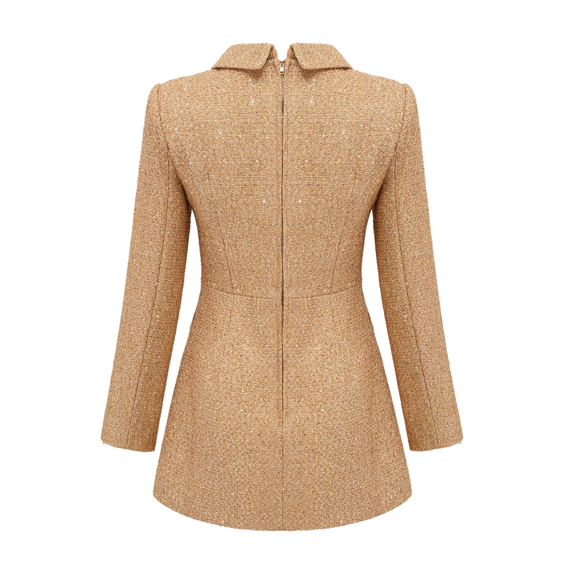 Morgane tweed long-sleeve mini dress (Final Sale-US Only)