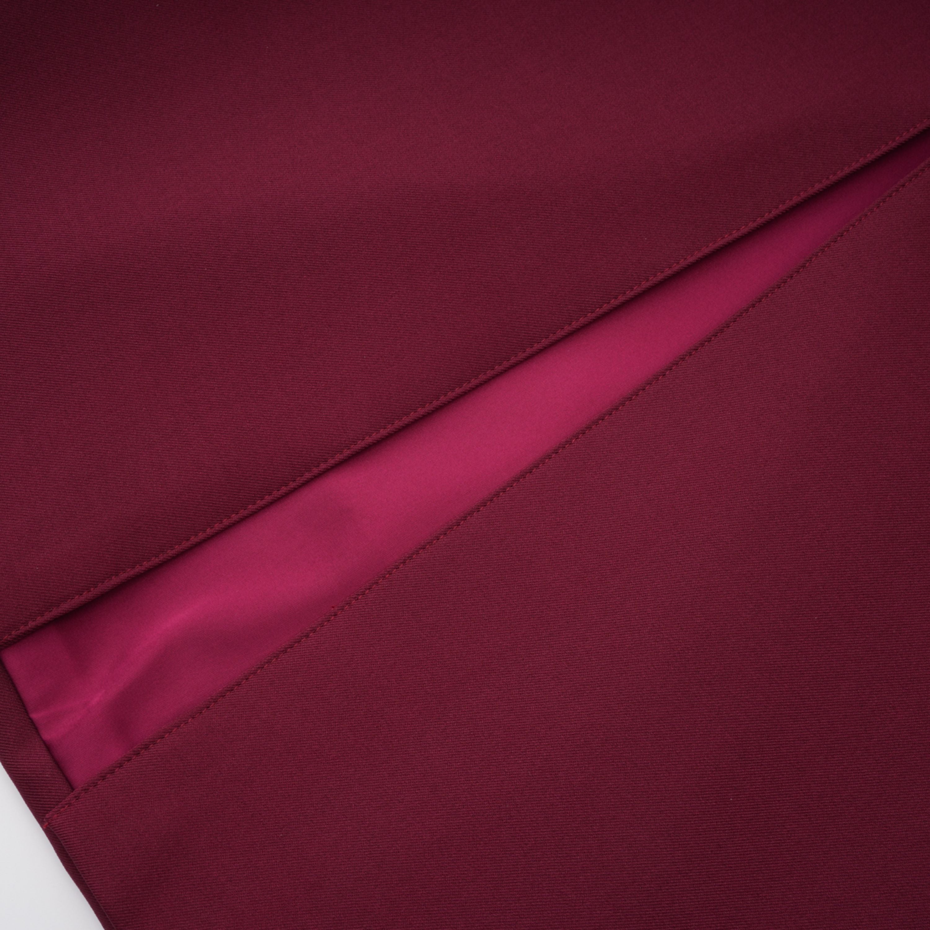 Wren Burgundy Asymmetrical Cape Maxi Dress (Final Sale-US Only)