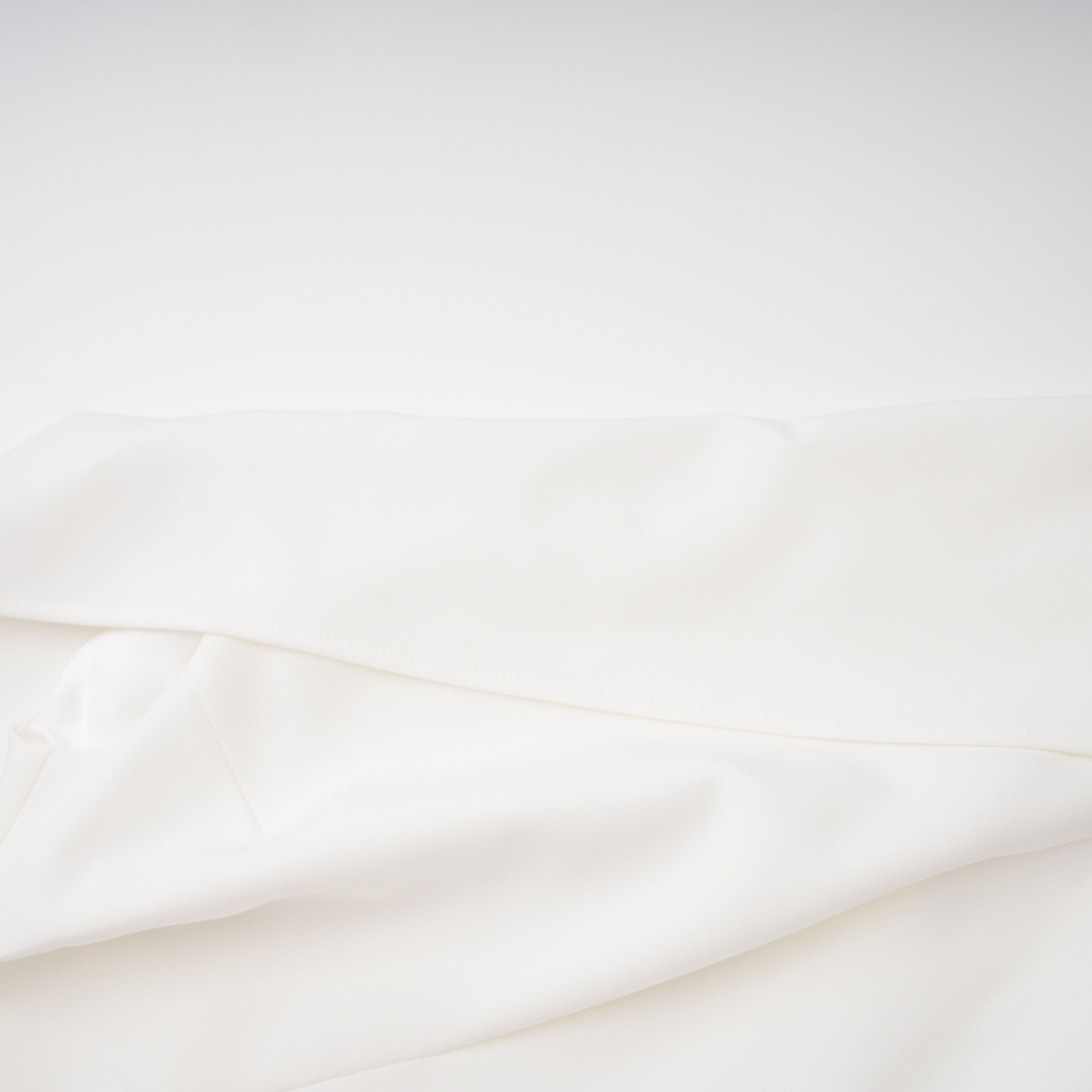 Kare White Asymmetrical Gathered Midi Dress (Final Sale-US Only)