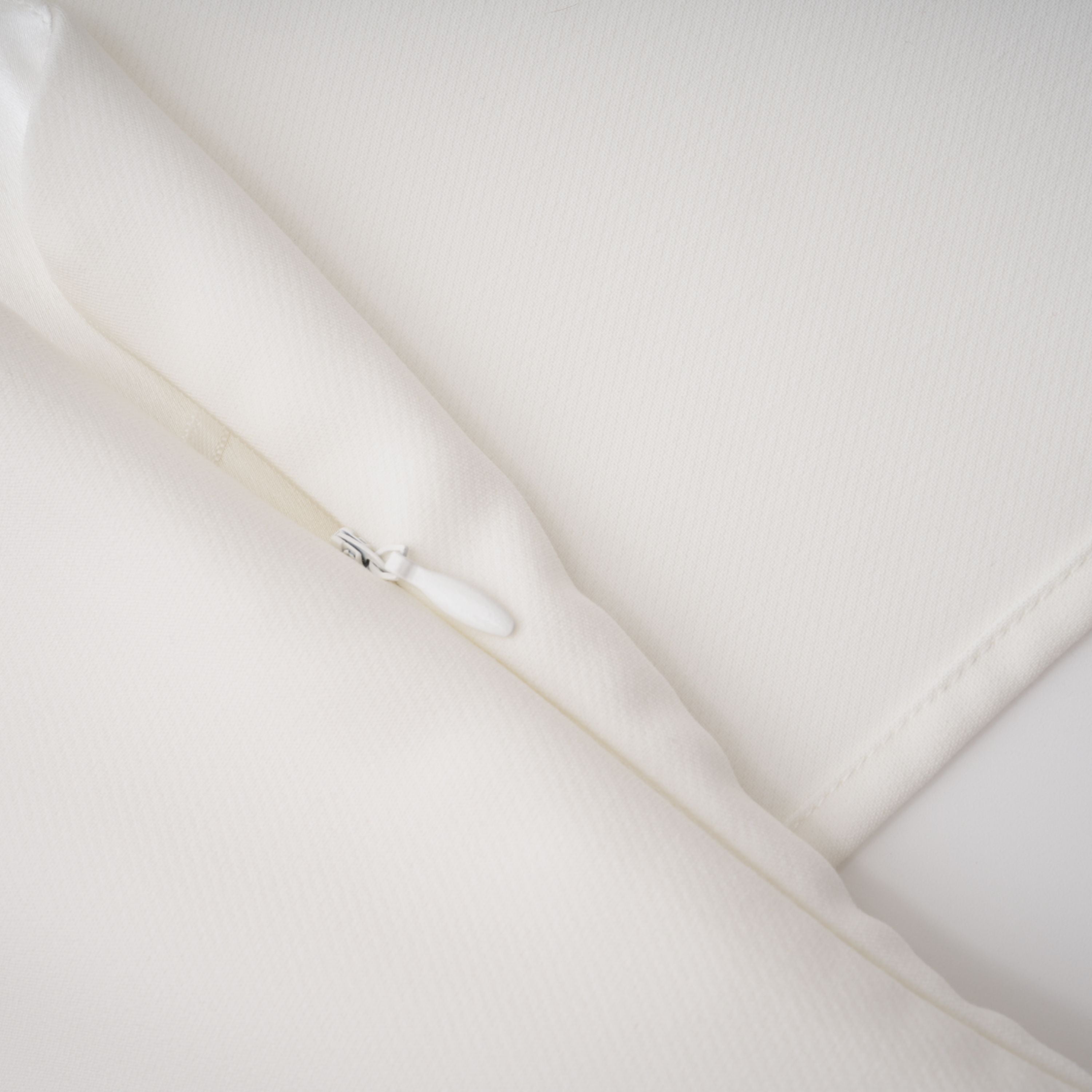 Kare White Asymmetrical Gathered Midi Dress (Final Sale-US Only)