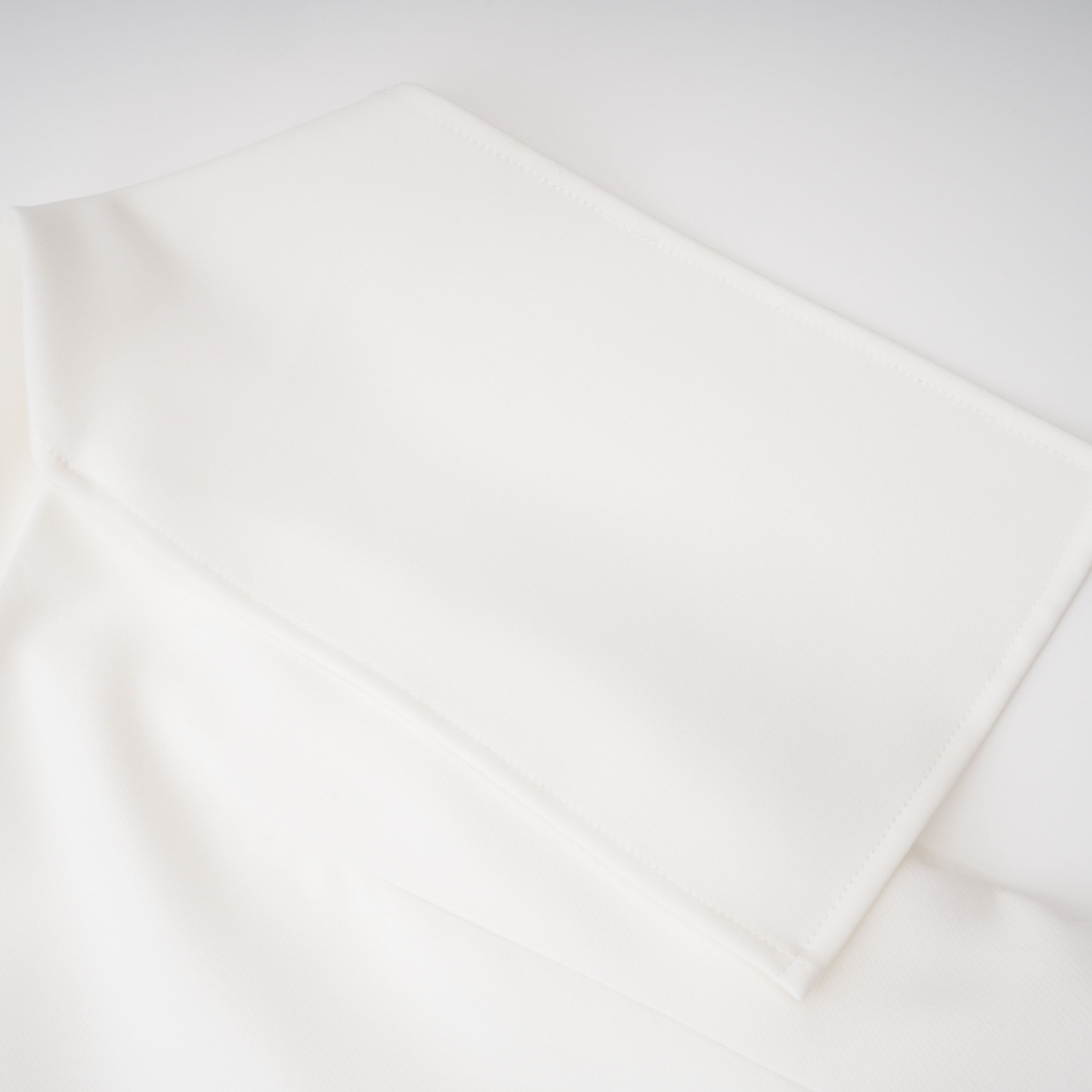 Kare White Asymmetrical Gathered Midi Dress (Final Sale-US Only)