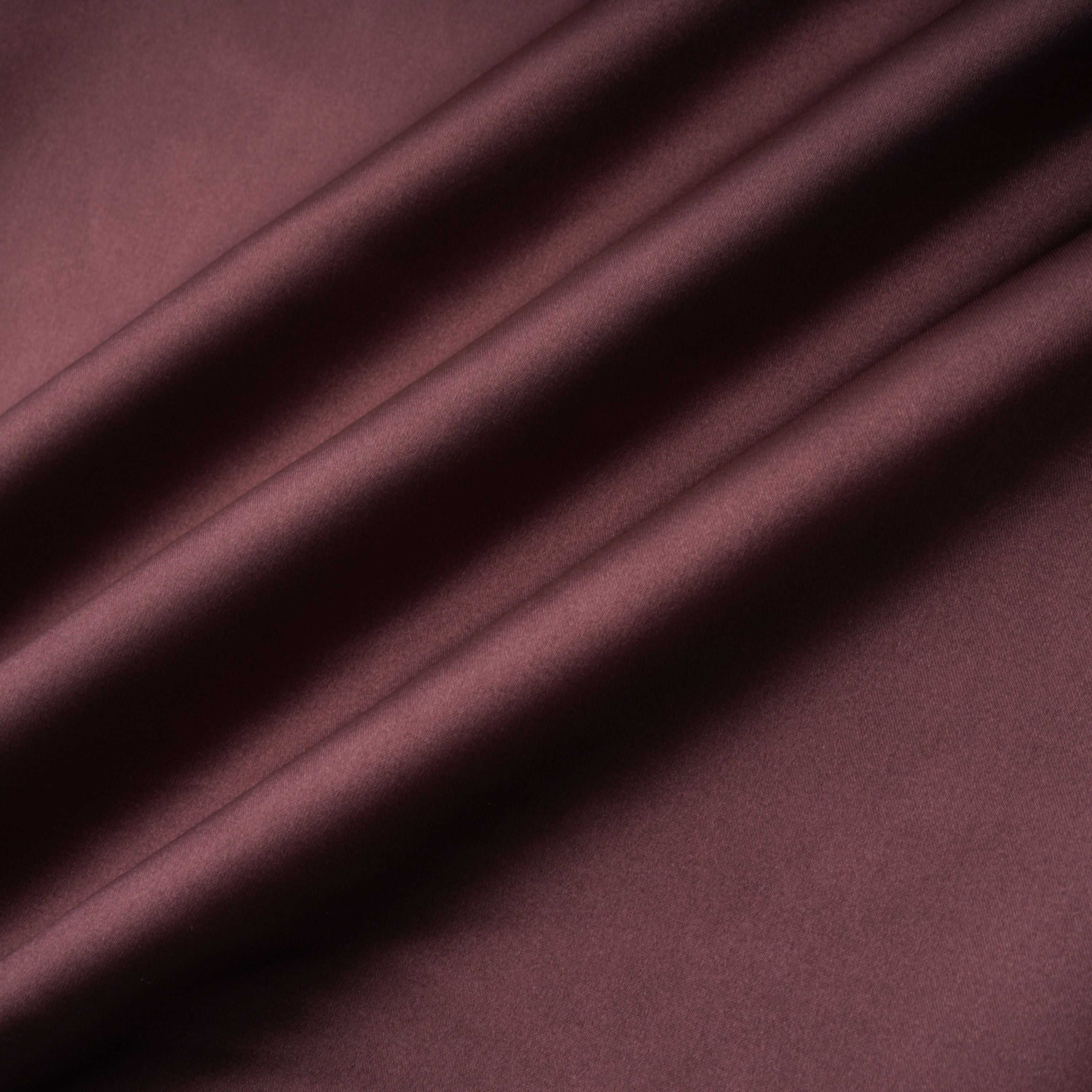 Inmaculada Brown Ruched Satin Maxi Dress (Without Gloves)