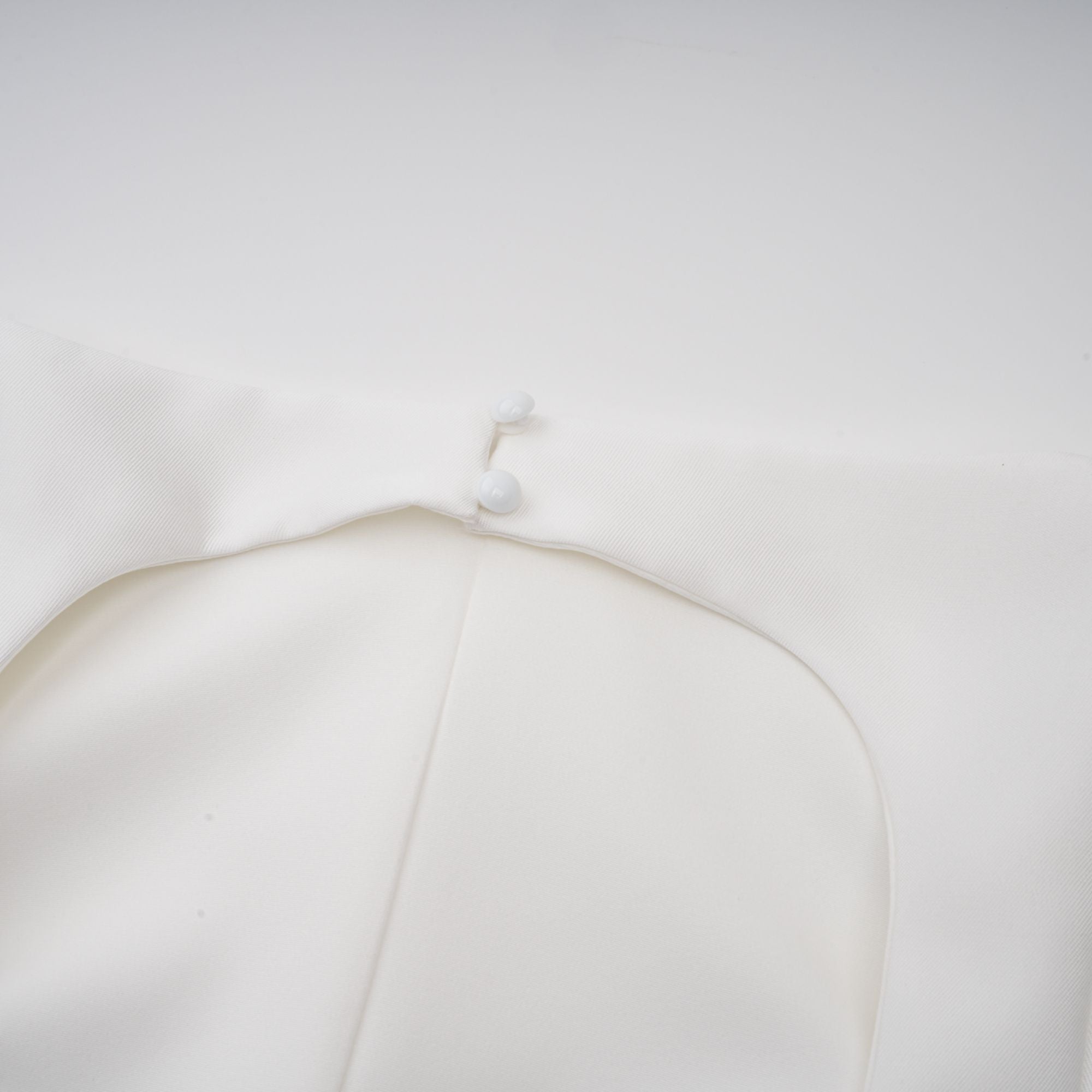 Amandine white open-back cap-sleeve midi dress (Final Sale)