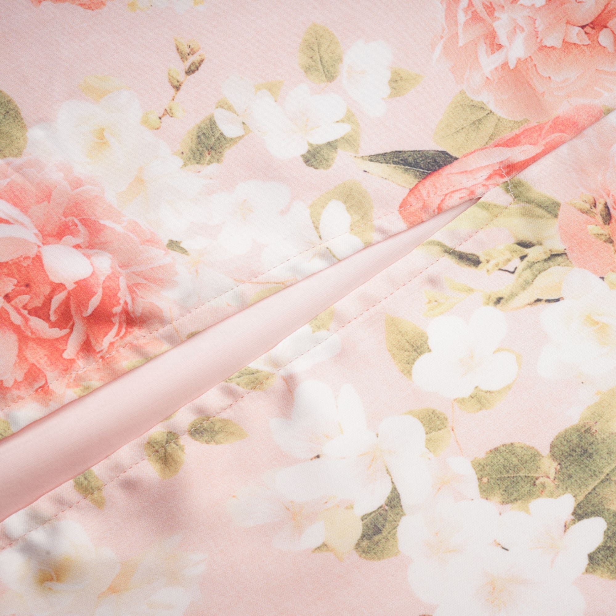 Yvette pink floral-print satin maxi dress (Final Sale-US Only)