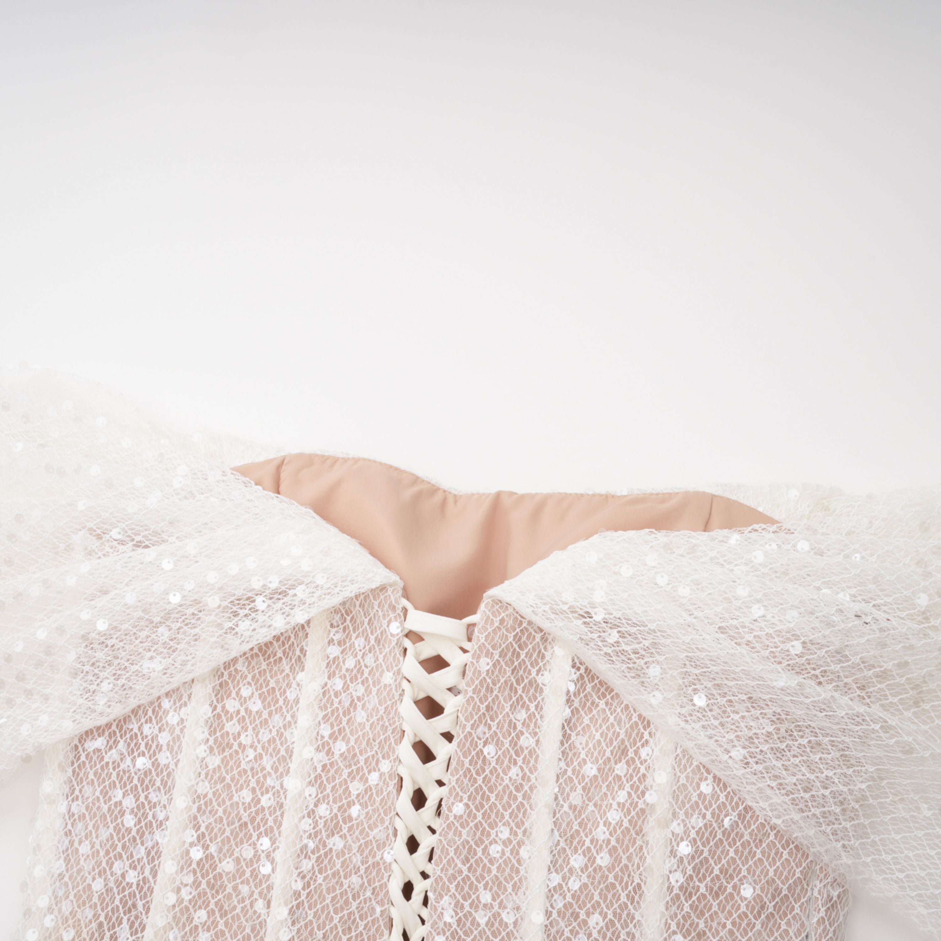 Esme White Off Shoulder Embellished Maxi Dress (Final Sale-US Only)