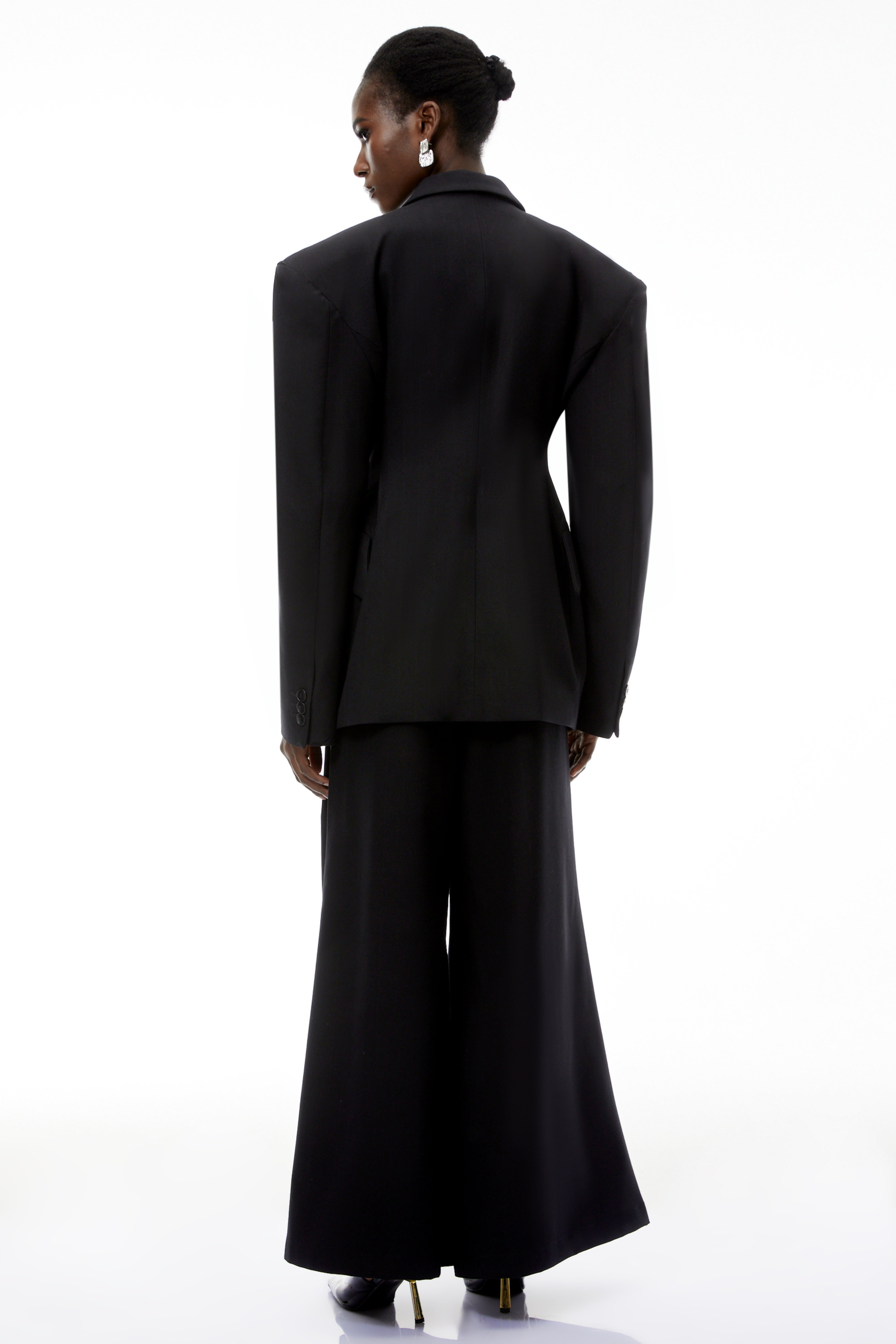 Faith Black Double-Breasted Blazer & Trouser Set (Final Sale)