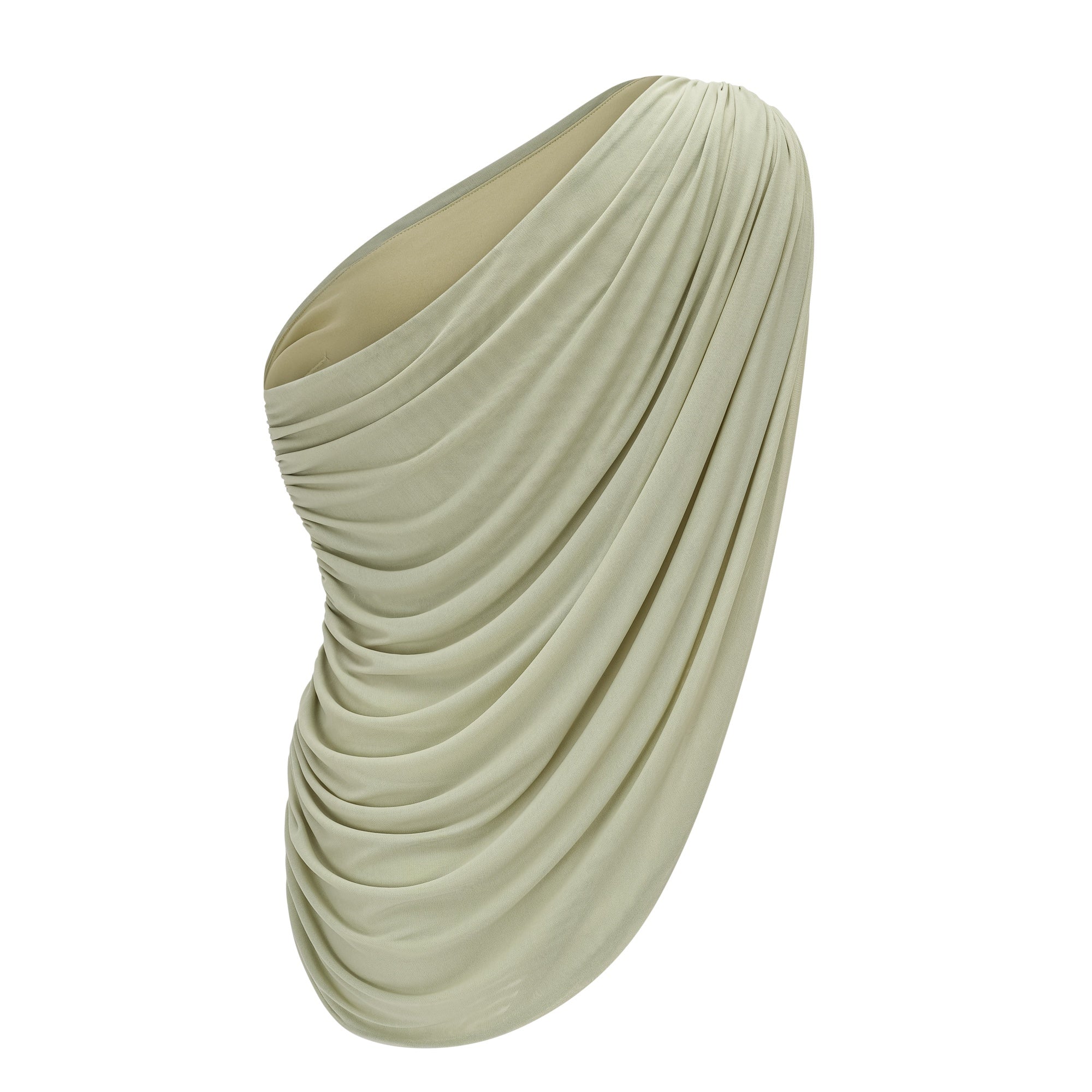 Branwen Green One Shoulder Top & Skirt Set (Final Sale-US Only)
