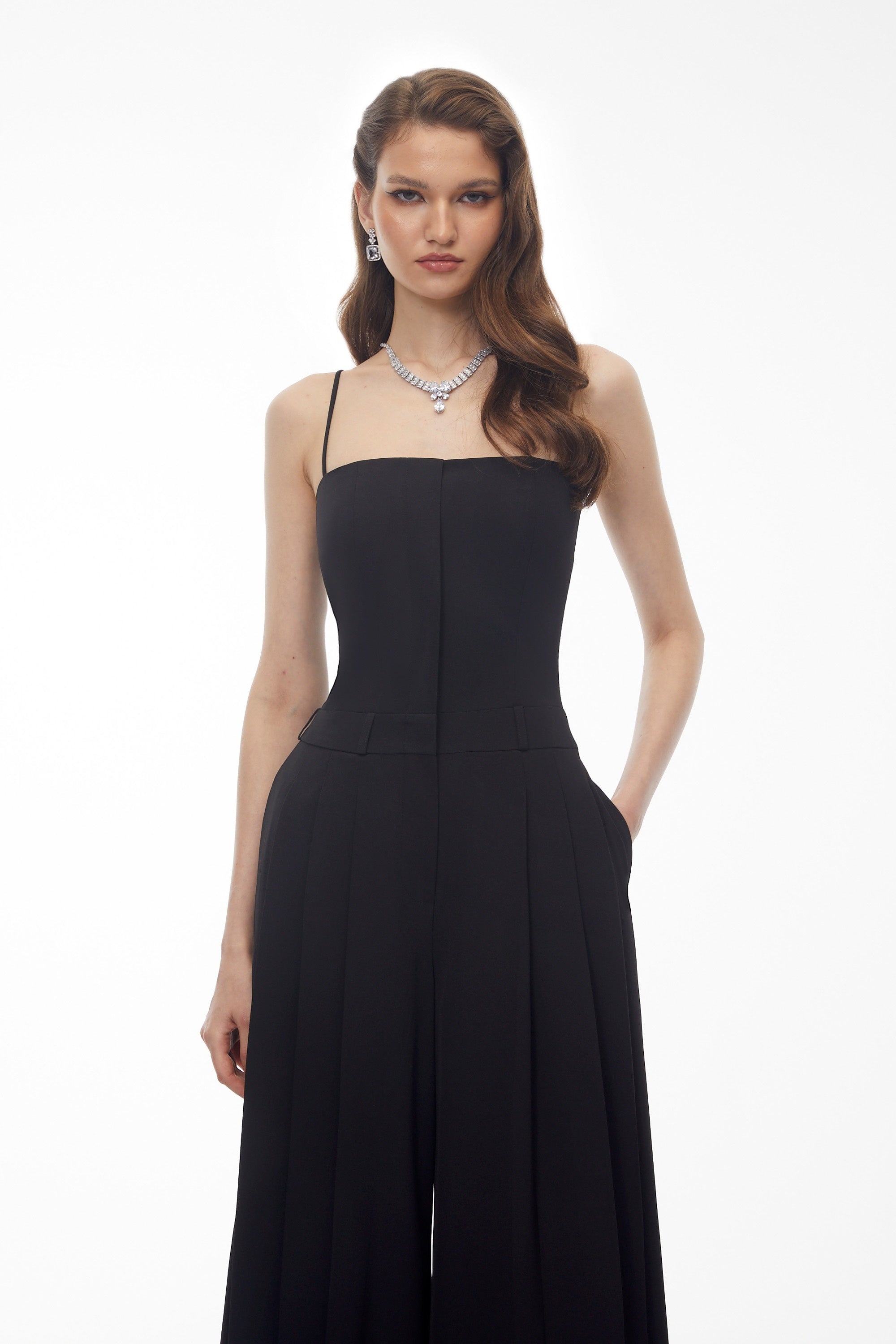 Manaia Black Wide-Leg Jumpsuit (Final Sale)