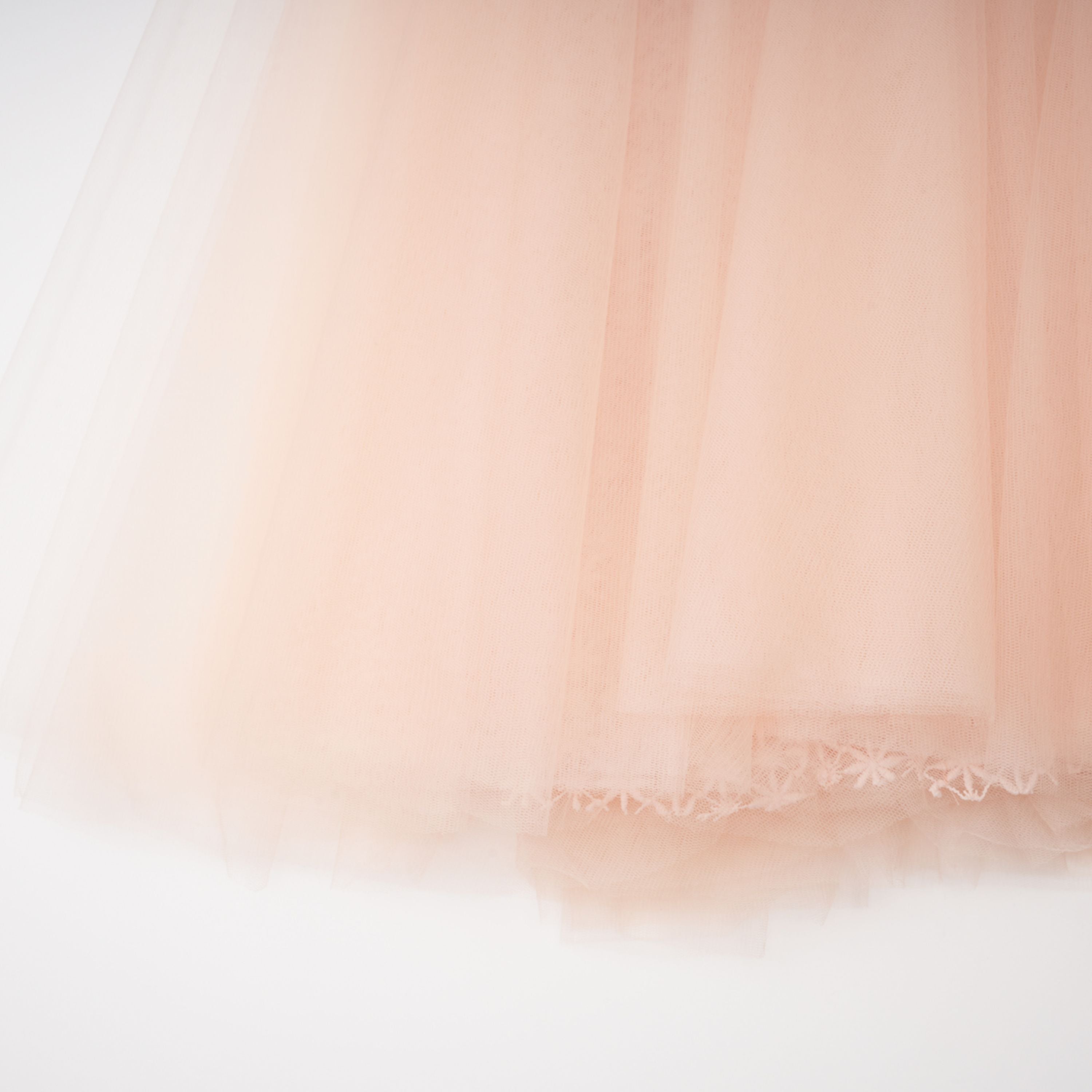 Margaret Light Pink Floral Crochet Midi Dress (Final Sale)