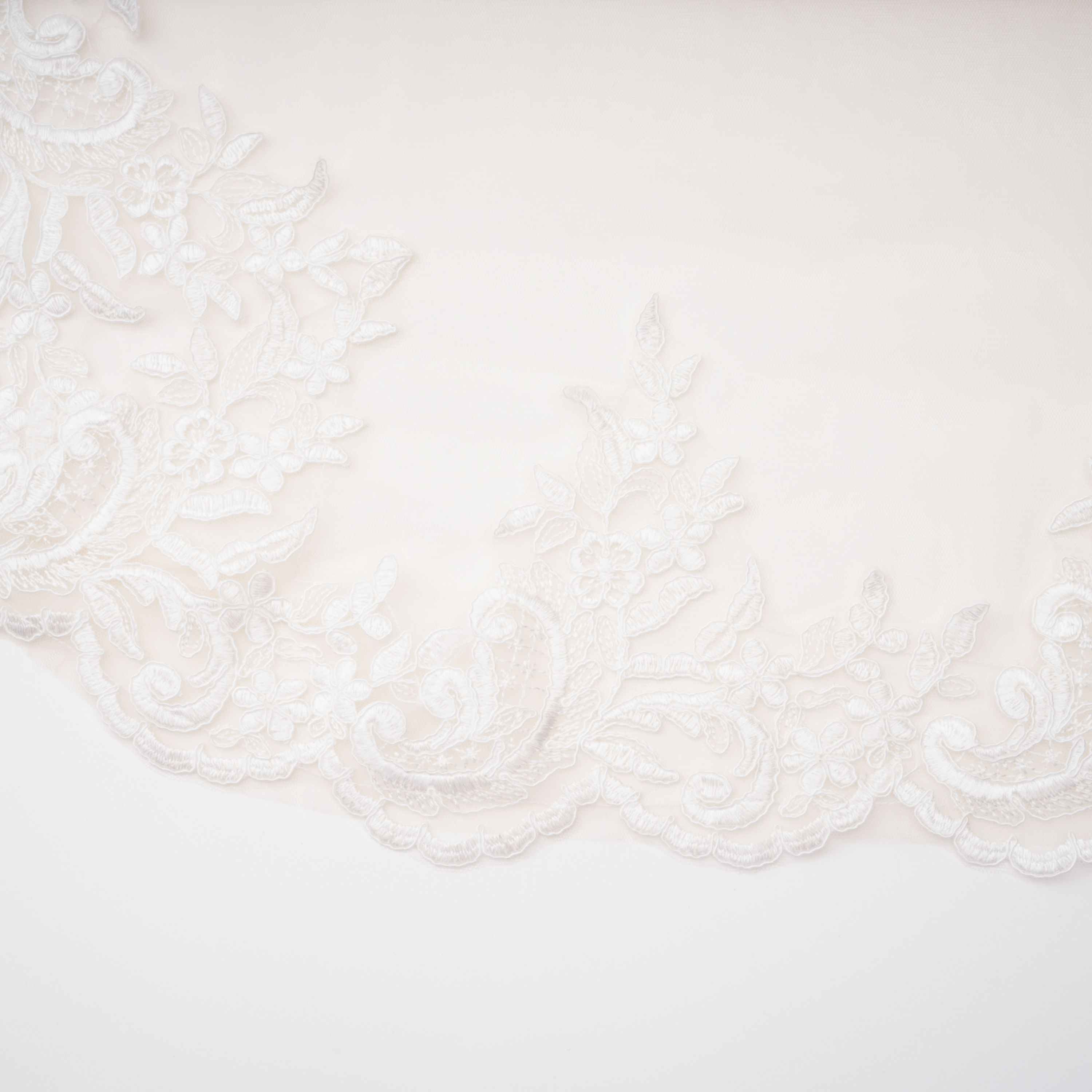 Mieke White Semi-Sheer Lace Maxi Dress (Final Sale-US Only)