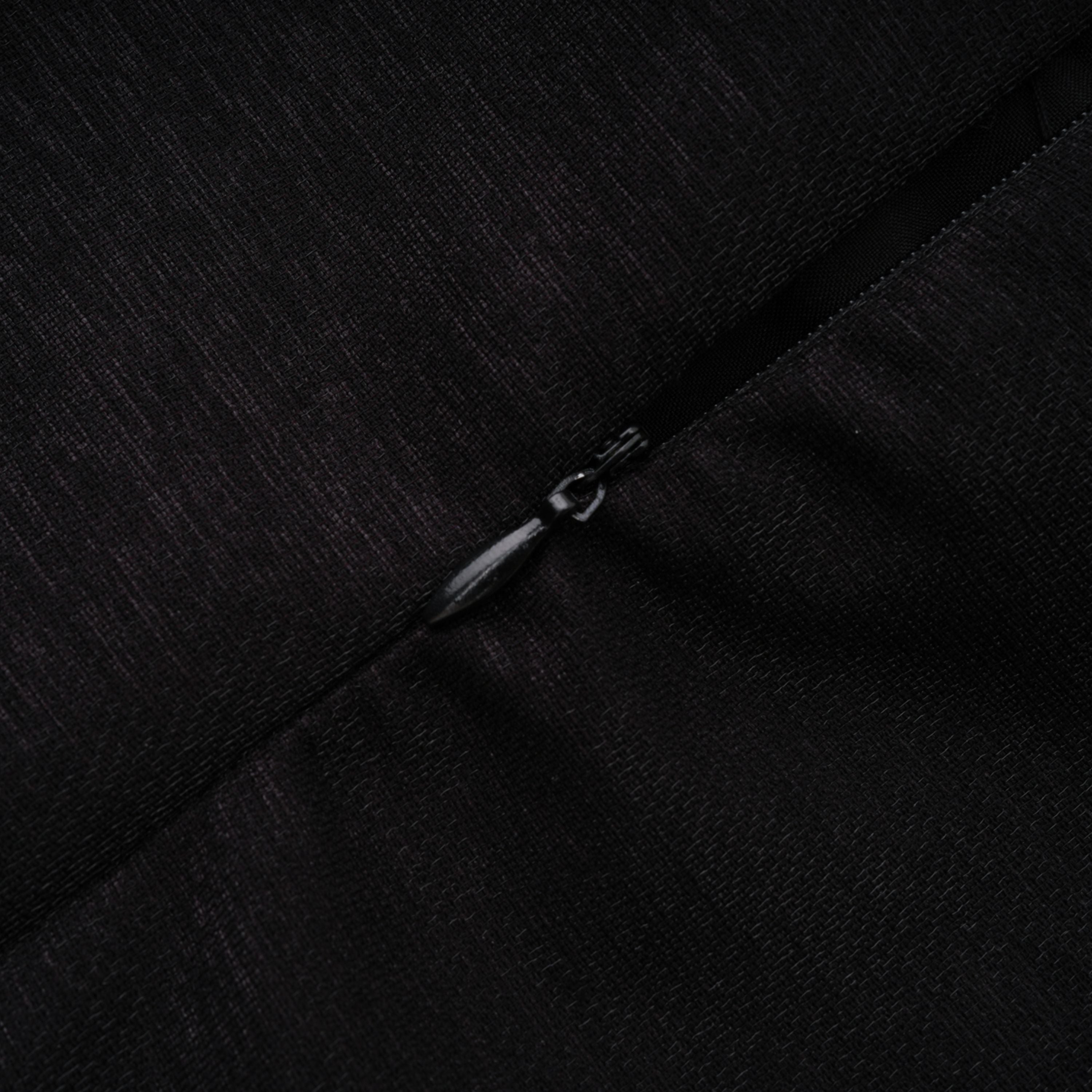 Ofra Black Pearl Pleated Midi Dress (Final Sale-US Only)