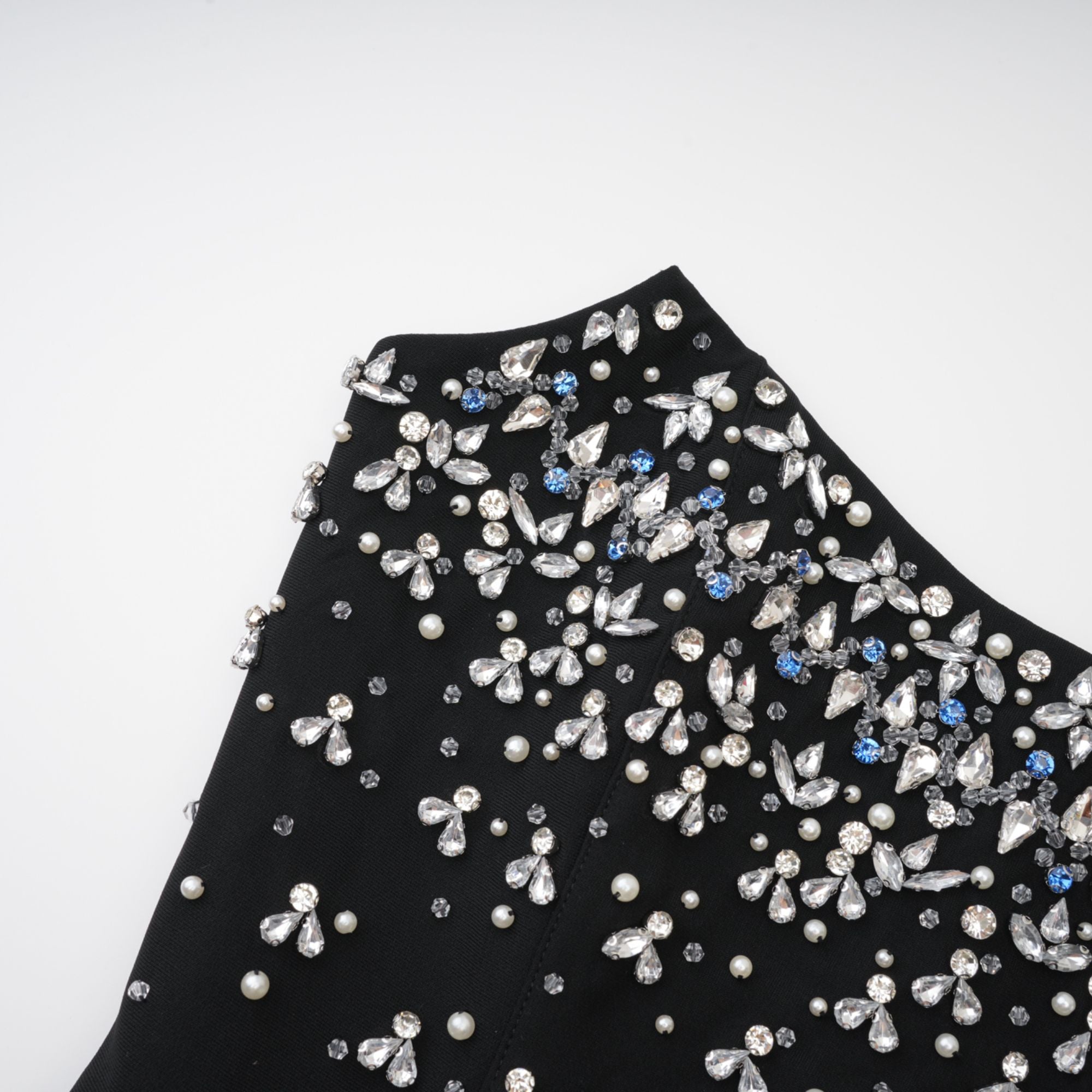 Melisande Black Embellished Maxi Dress