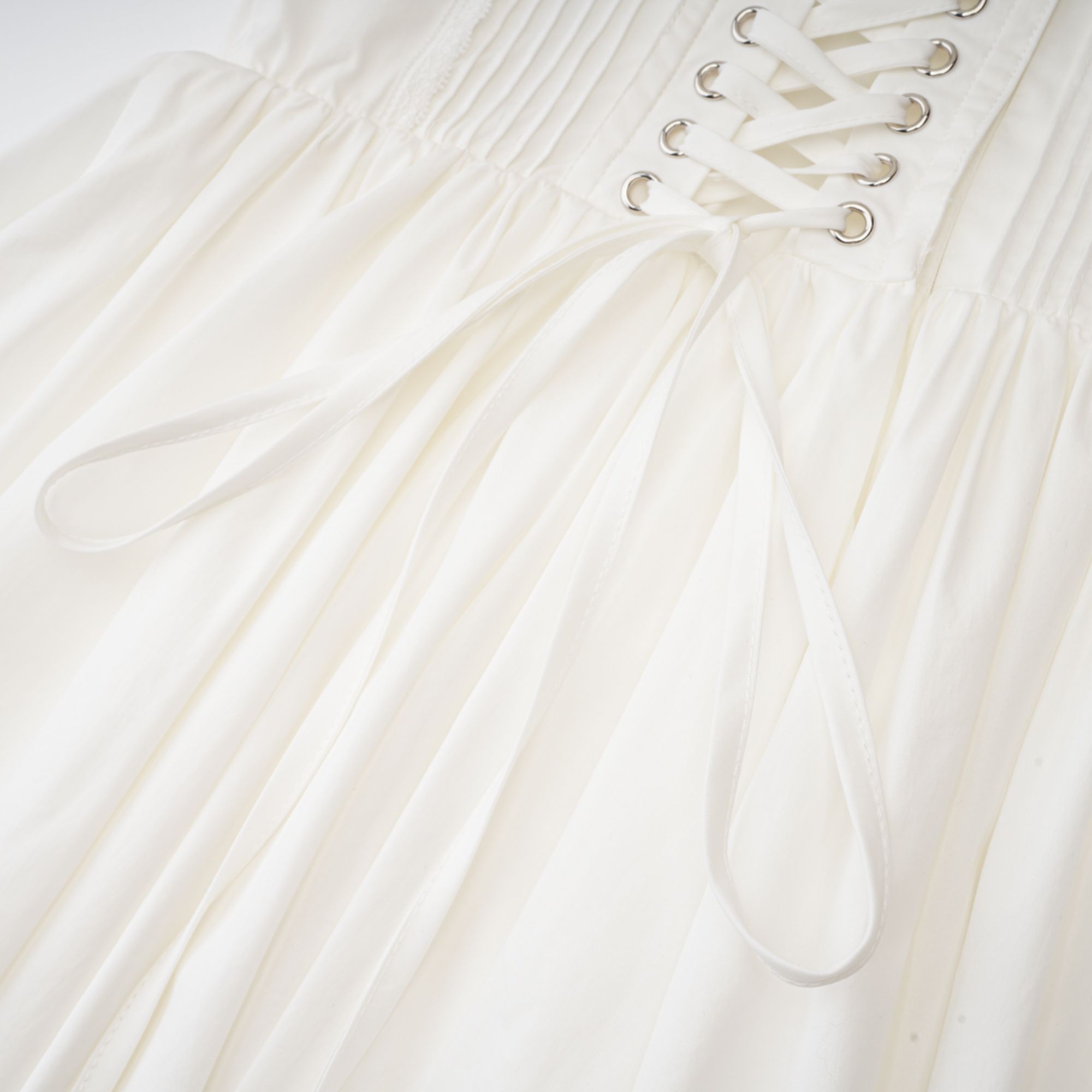 Camille white corset mini dress (Final Sale-US Only)