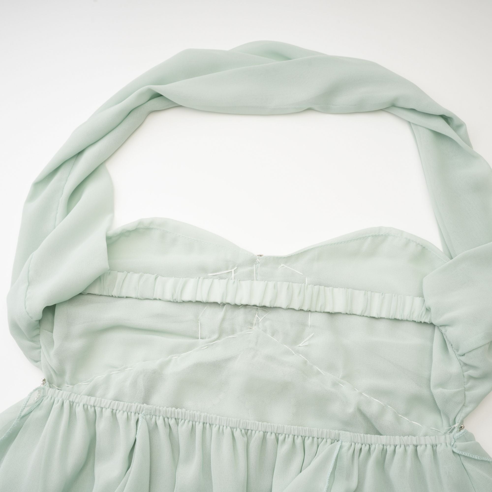 Salilah embellished ruffled midi dress(Final Sale)