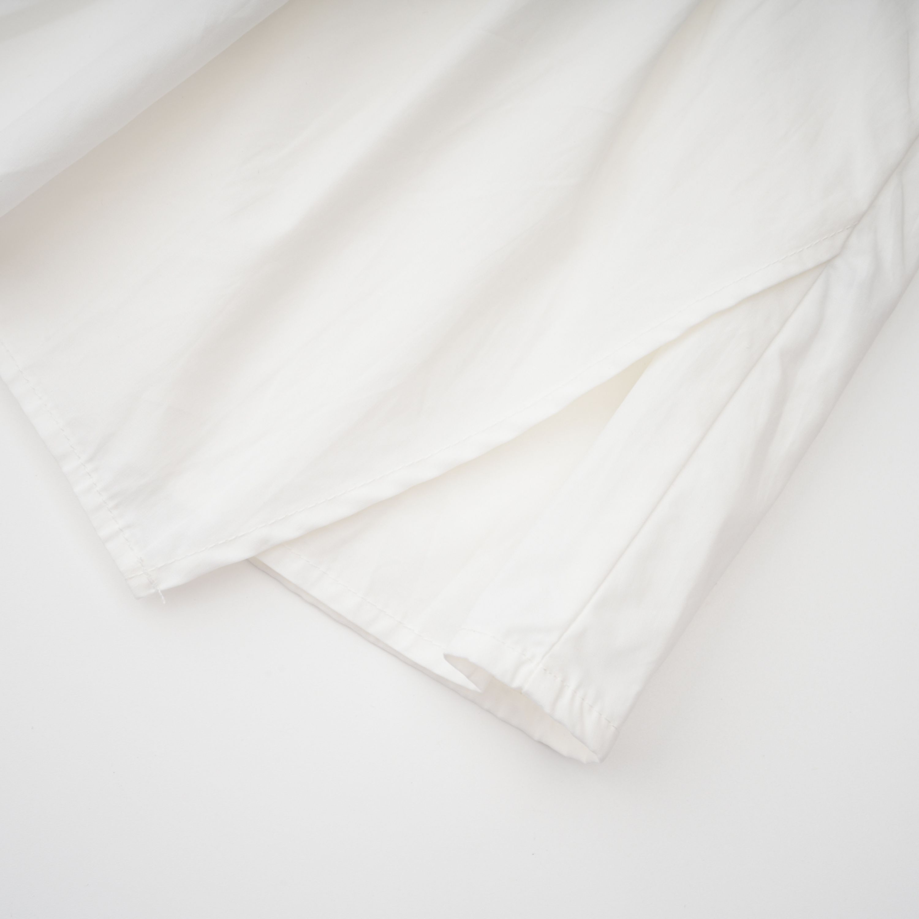 Tímea White Asymmetrical Mini Shirt Dress (Final Sale-US Only)