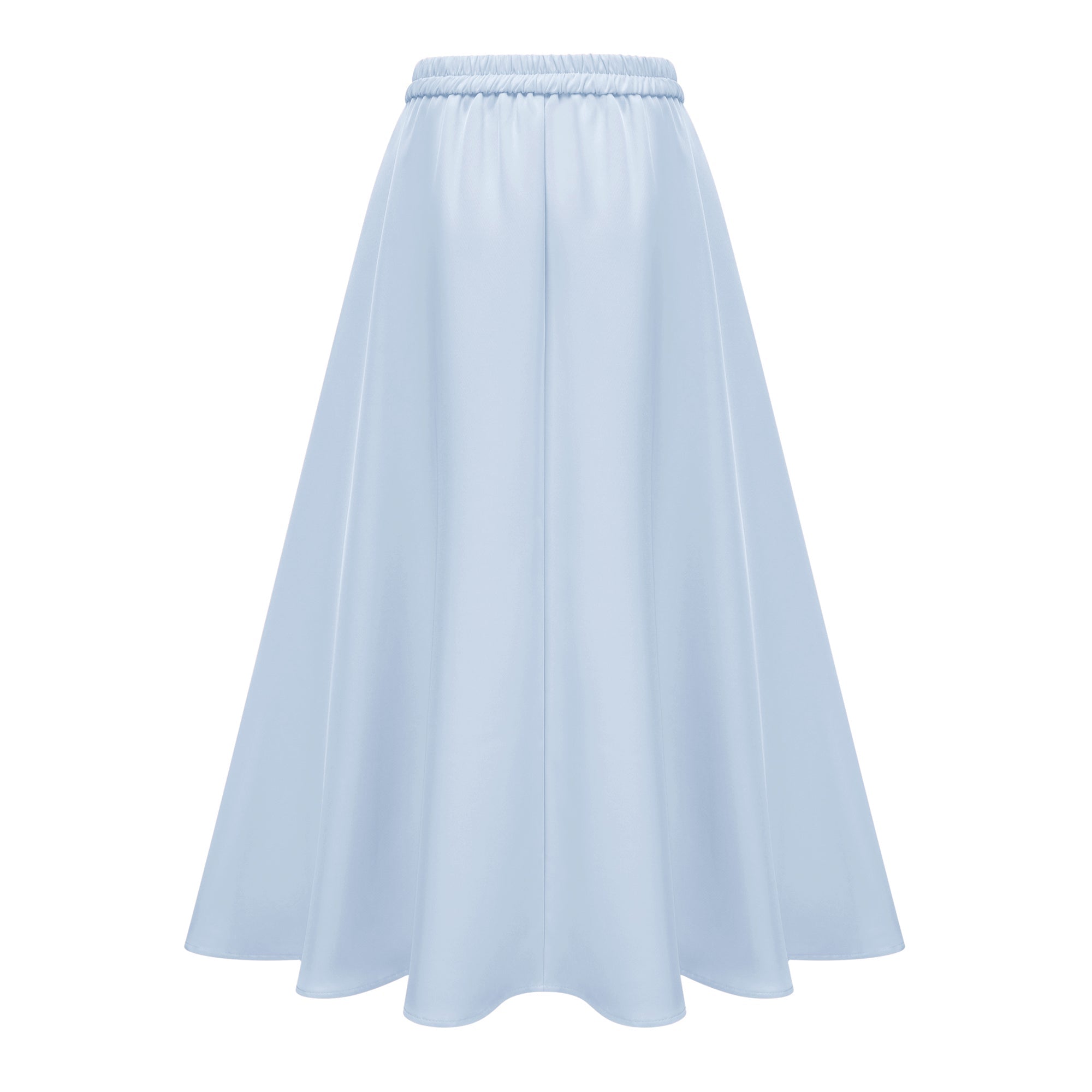 Johanna Blue Self-Tie Blouse & Skirt Set (Final Sale-US Only)