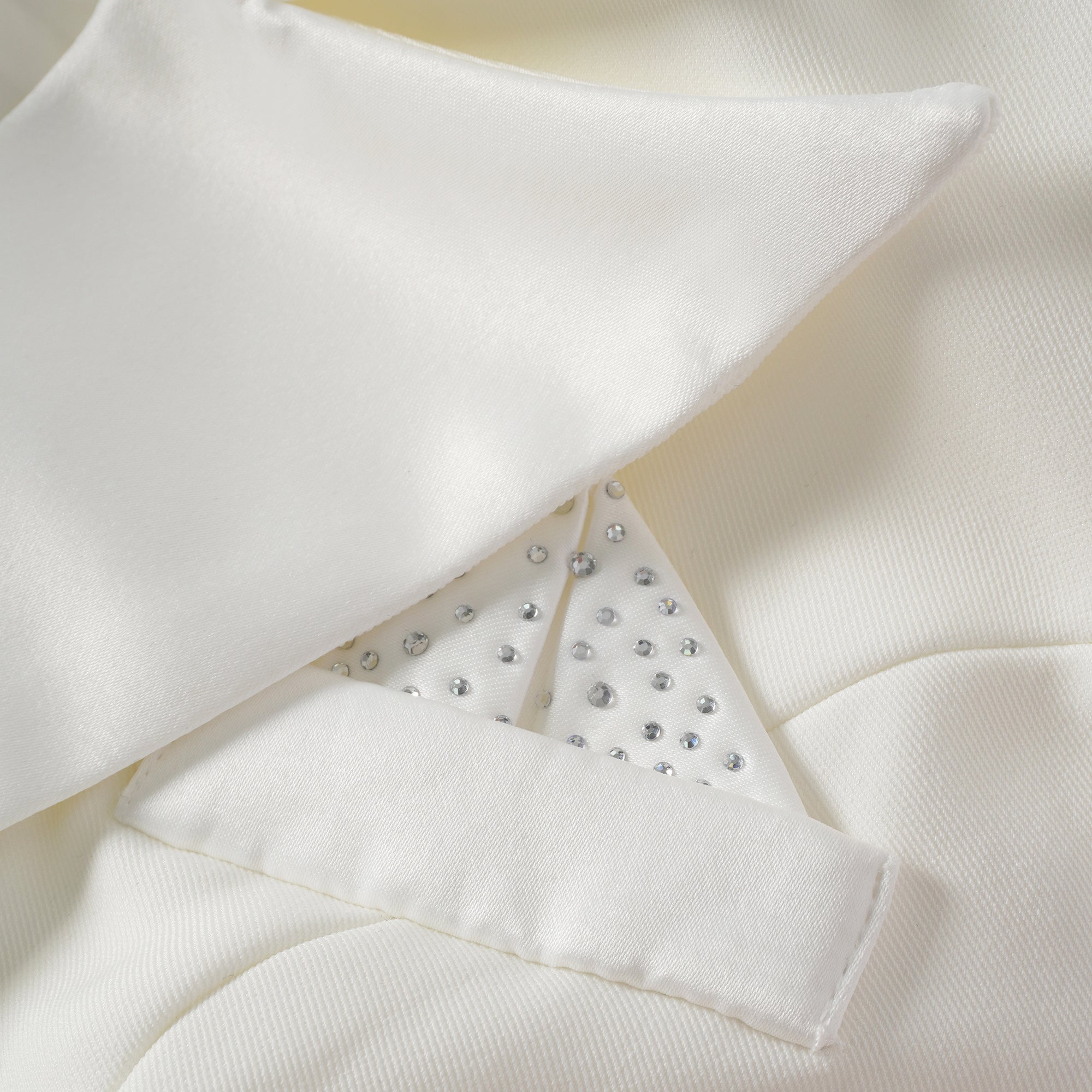 Inmaculada White Boned Bodice Mini Blazer Dress (Final Sale-US Only)