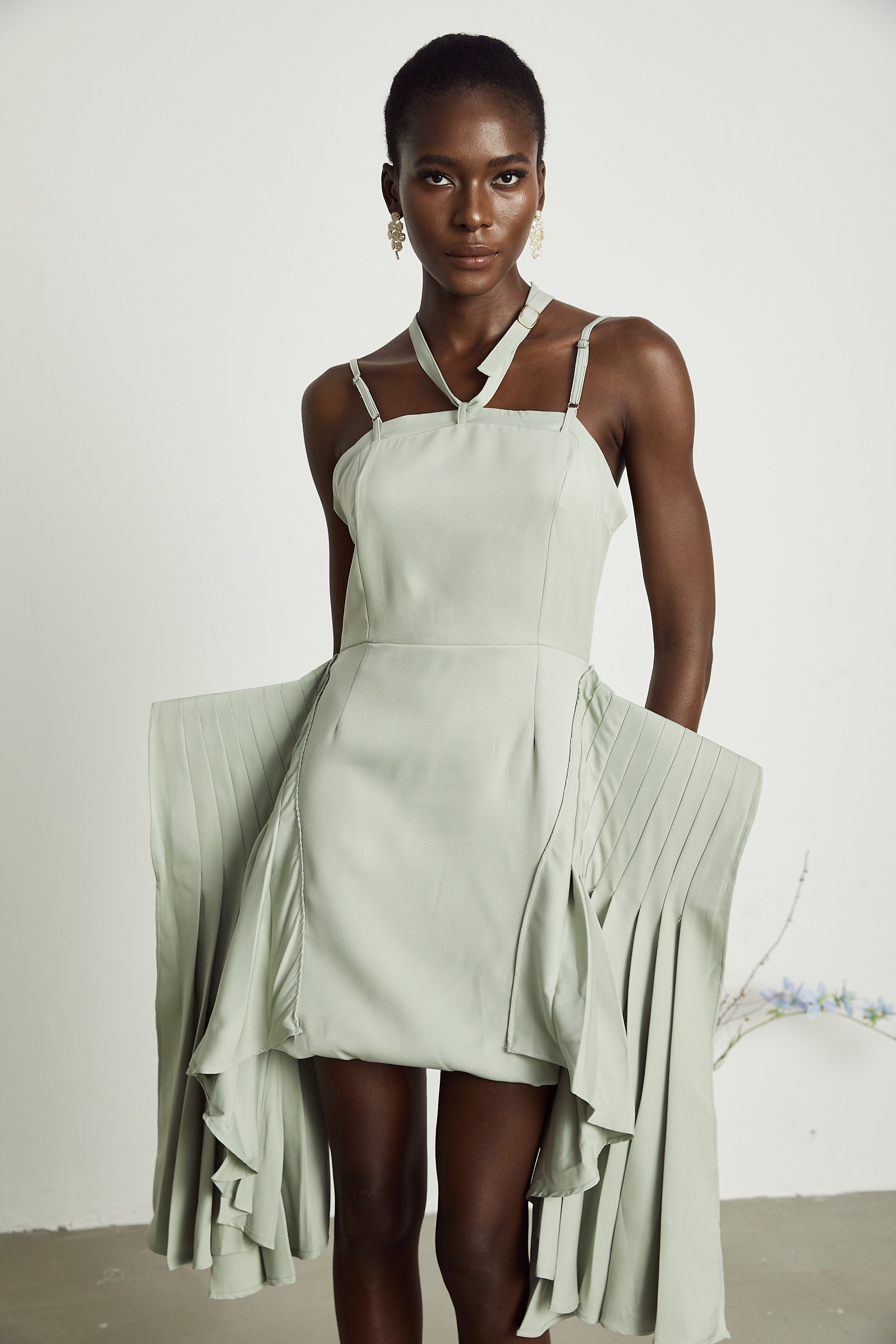 Michel layered-hemline mini dress (Final Sale-US Only)