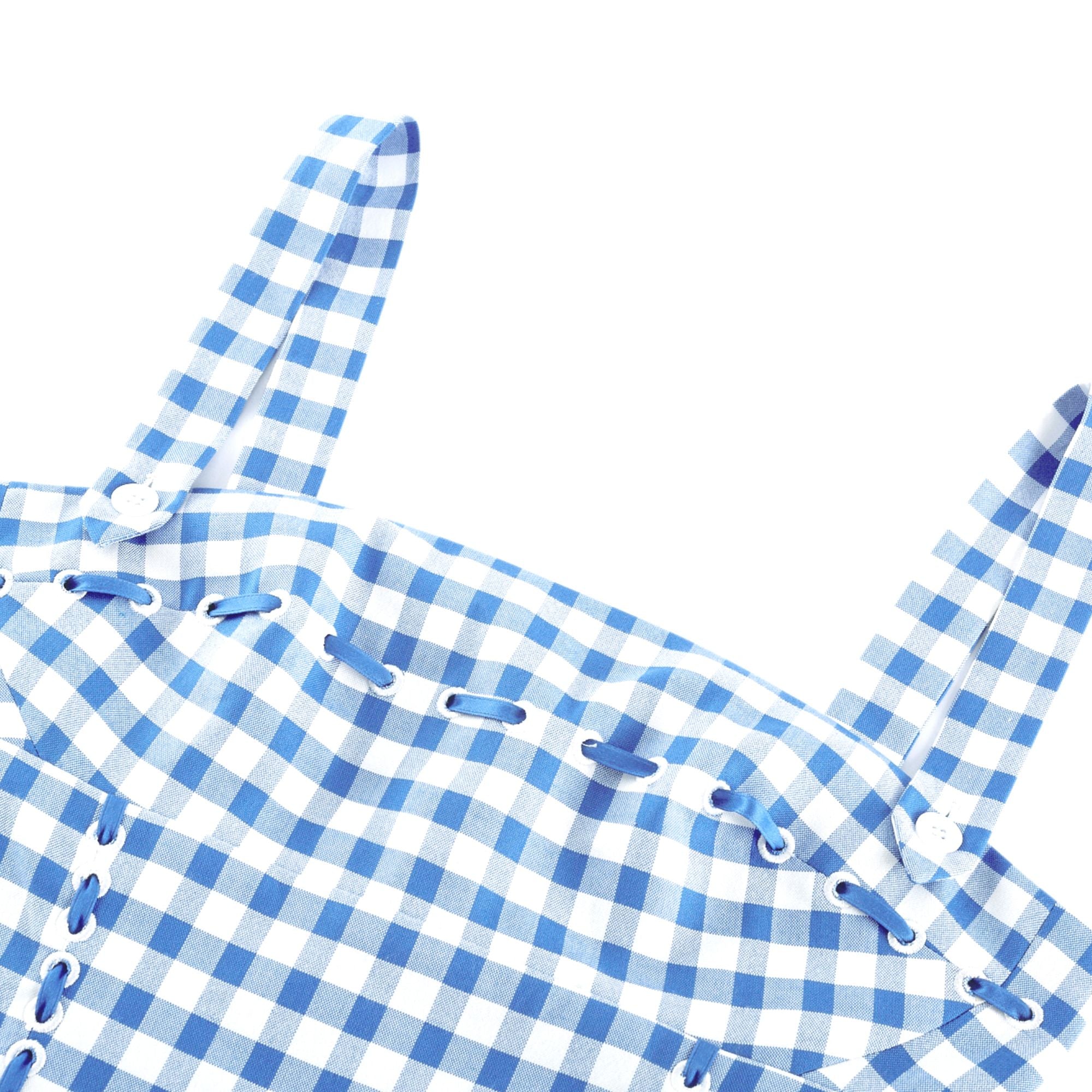 Diane gingham midi dress (Final Sale-US Only)