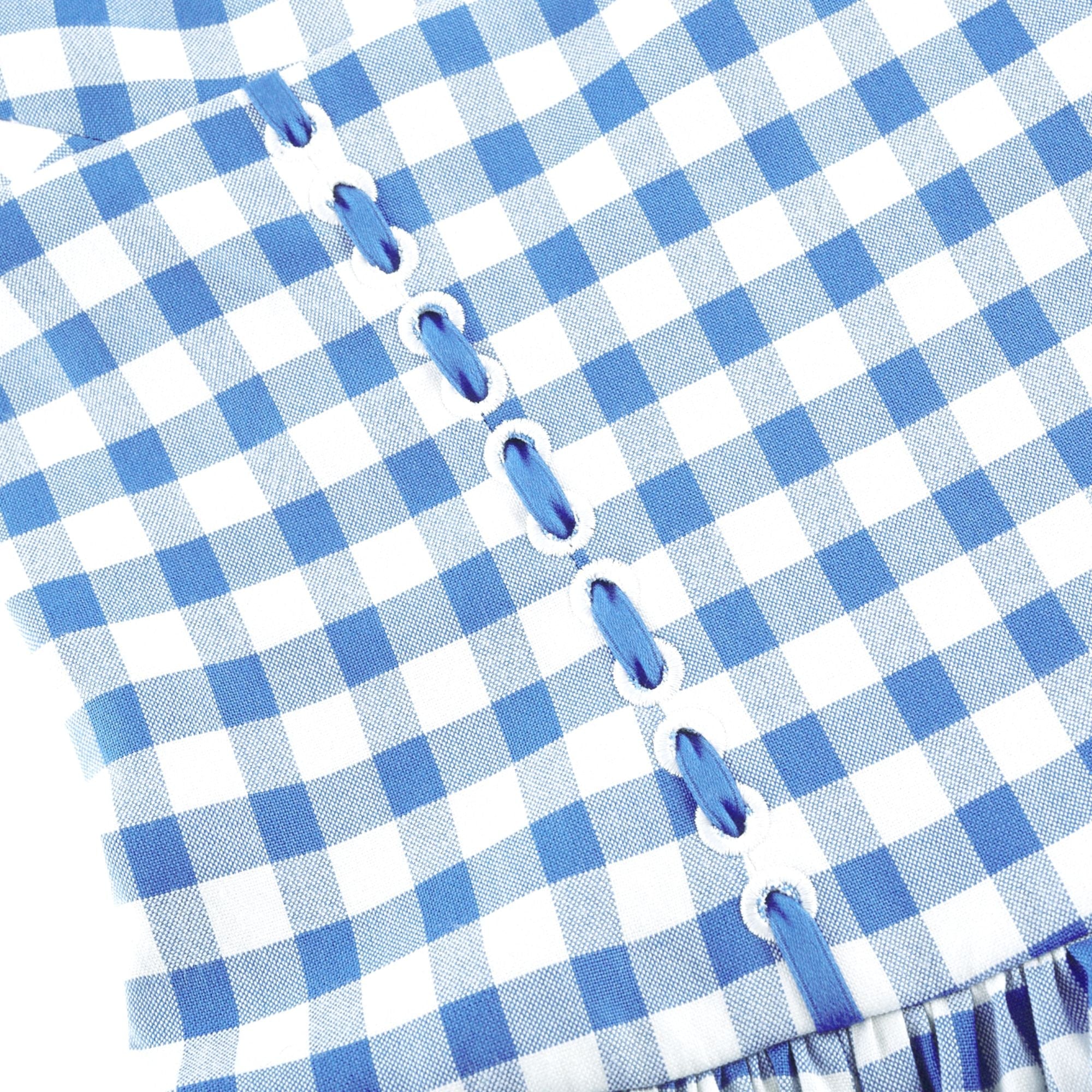 Diane gingham midi dress (Final Sale)
