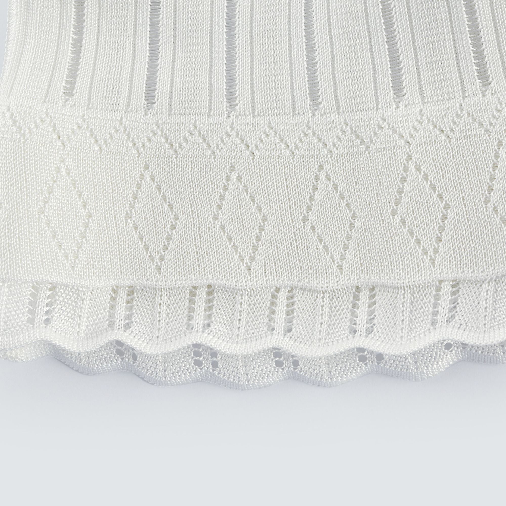 Noémie White Cut-out Pleated Mini Dress