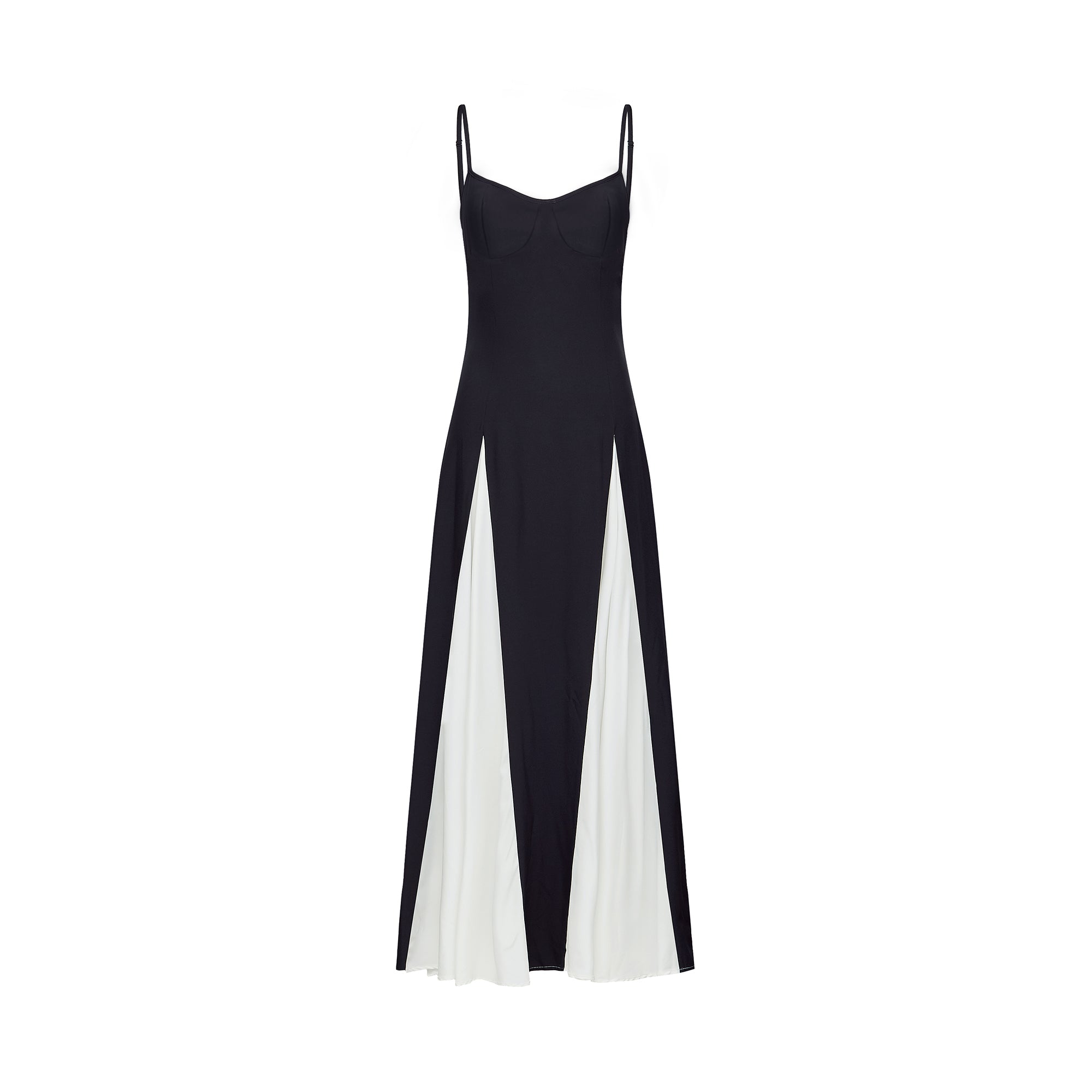 Sofie Two Tone Pleated Maxi Dress (Final Sale-US Only)