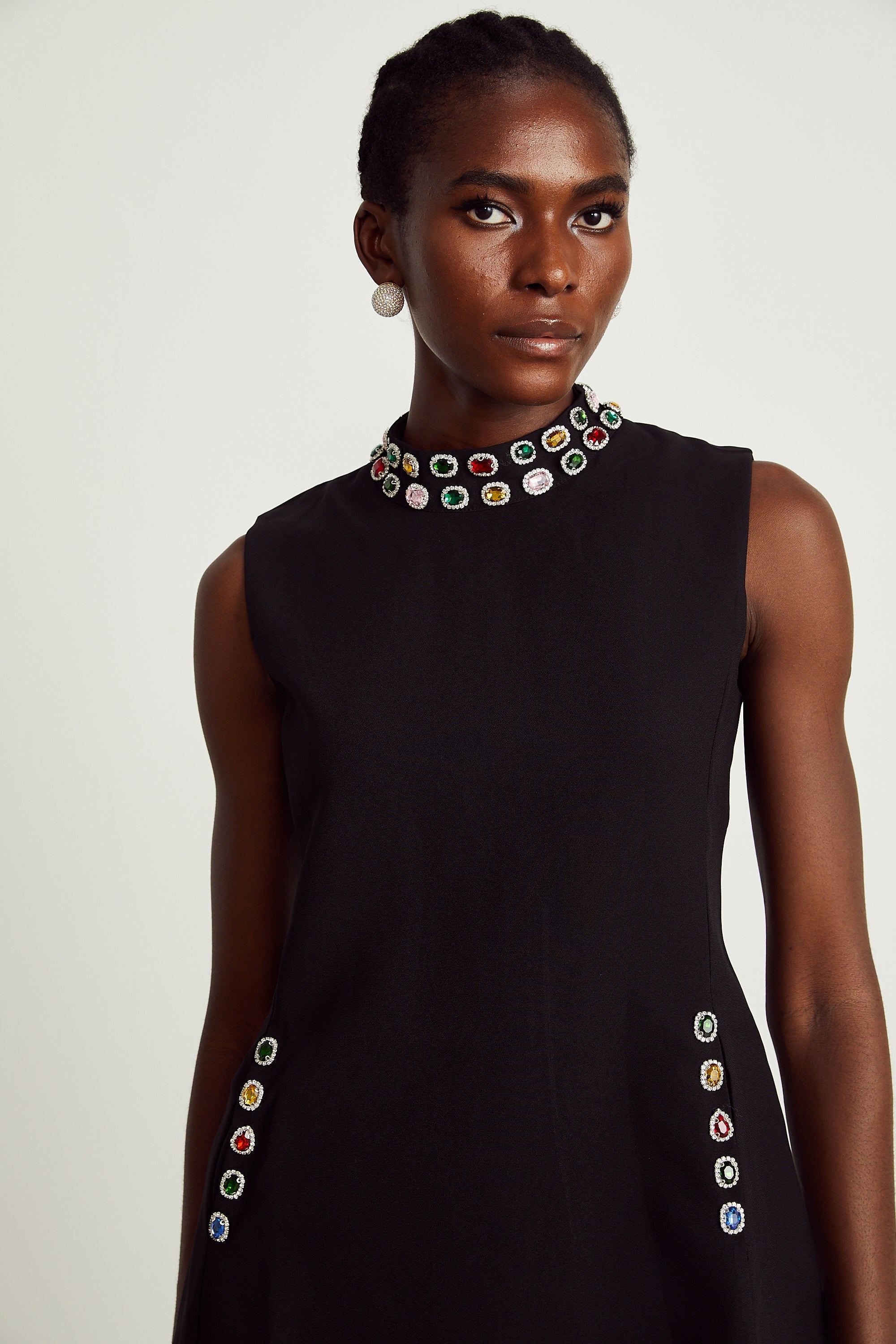 Xanthe crystal-embellished sleeveless mini dress (Final Sale)
