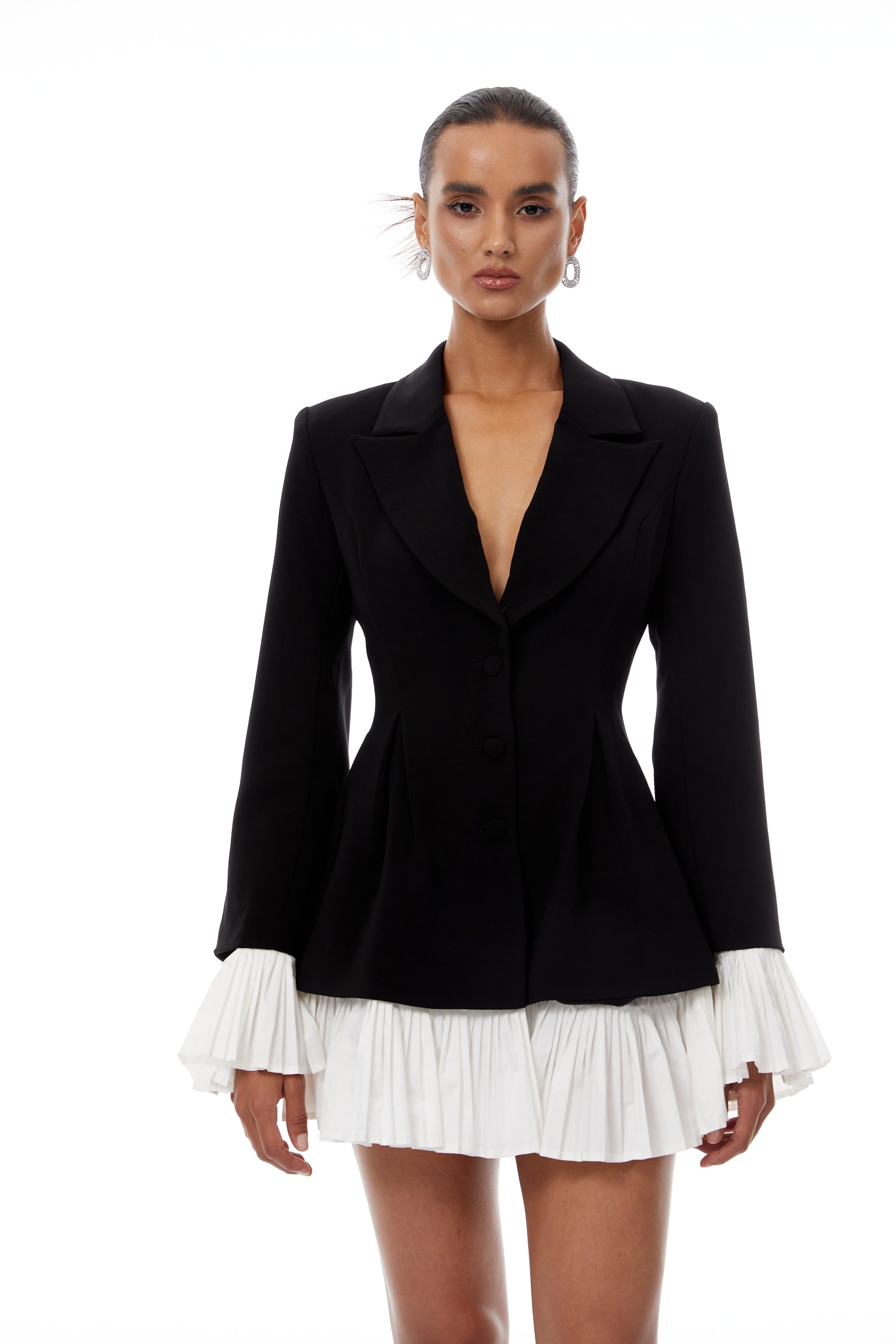 Rébecca Color Block Mini Blazer Dress (Final Sale)