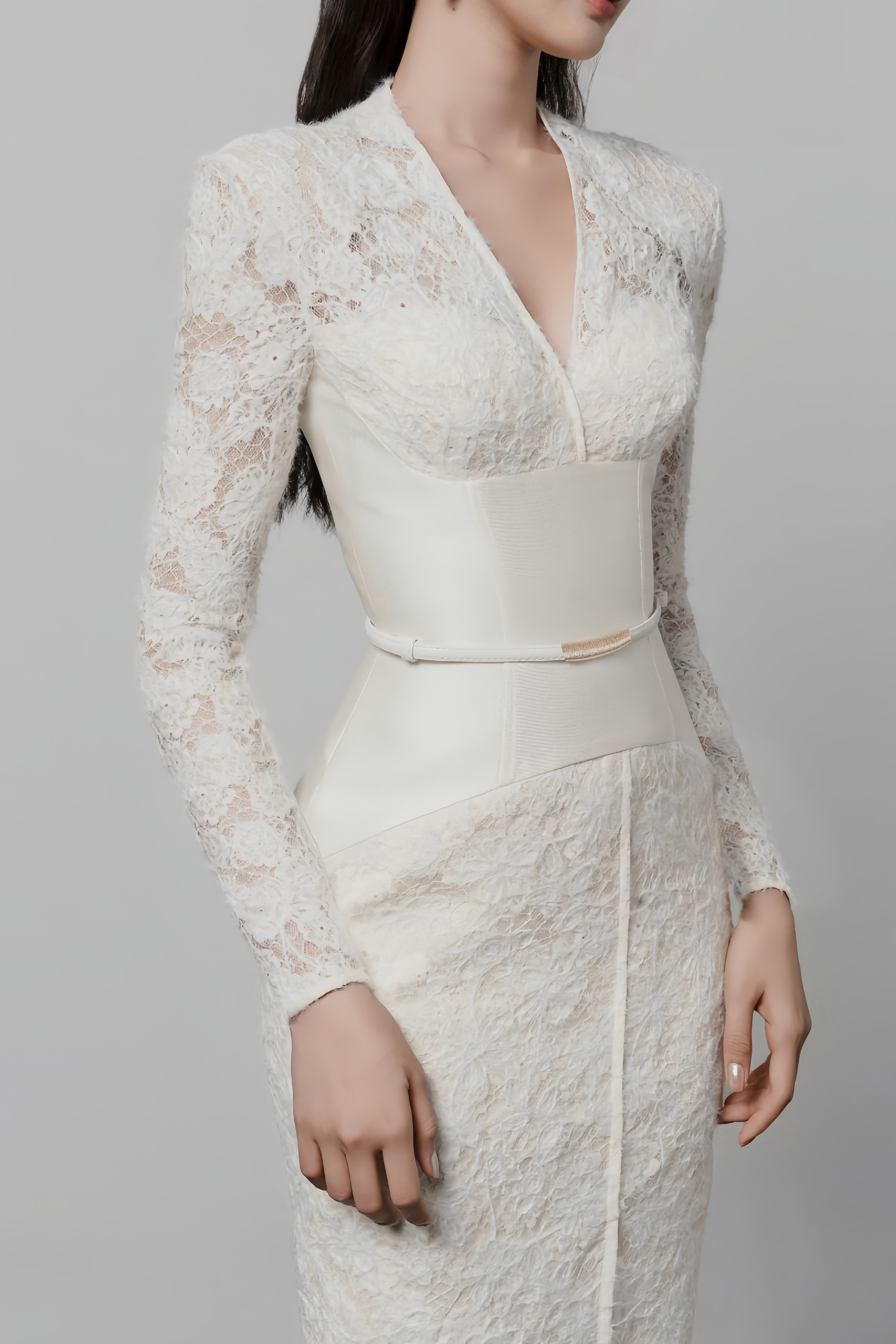 Pencil Dress With Corset