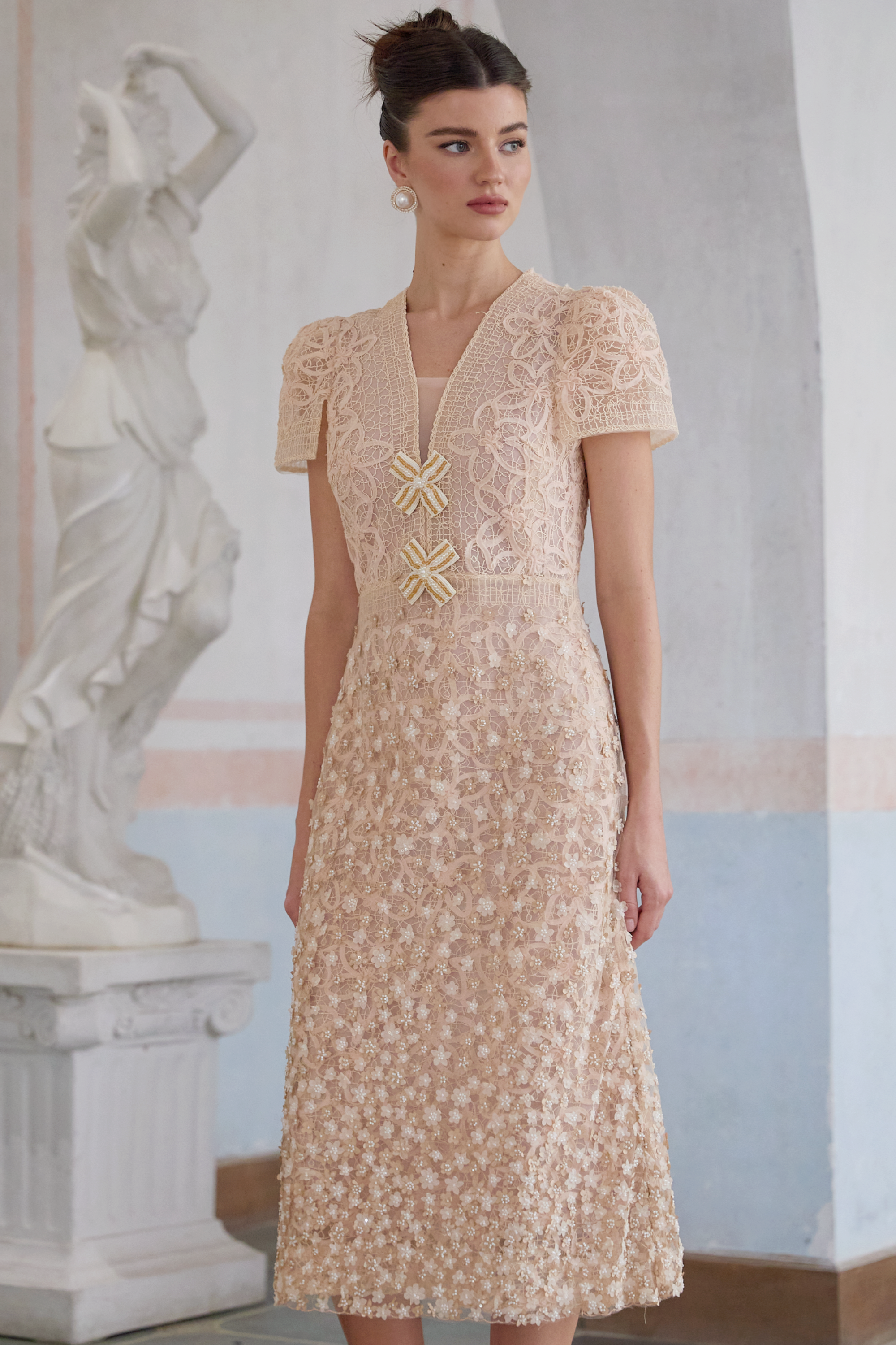 Crochet Midi Dress