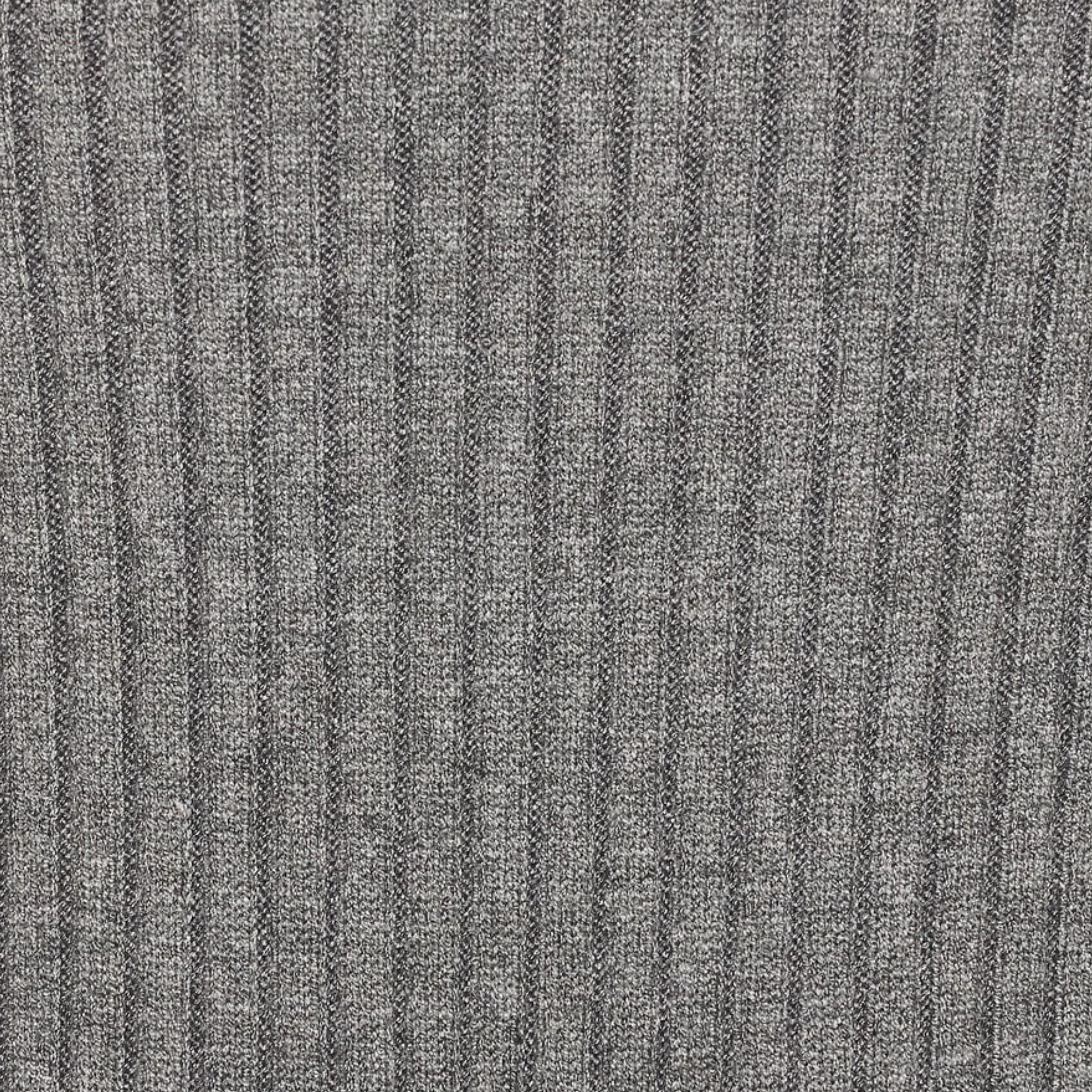 Grey Ribbed Knit Bodysuit & Trousers Set