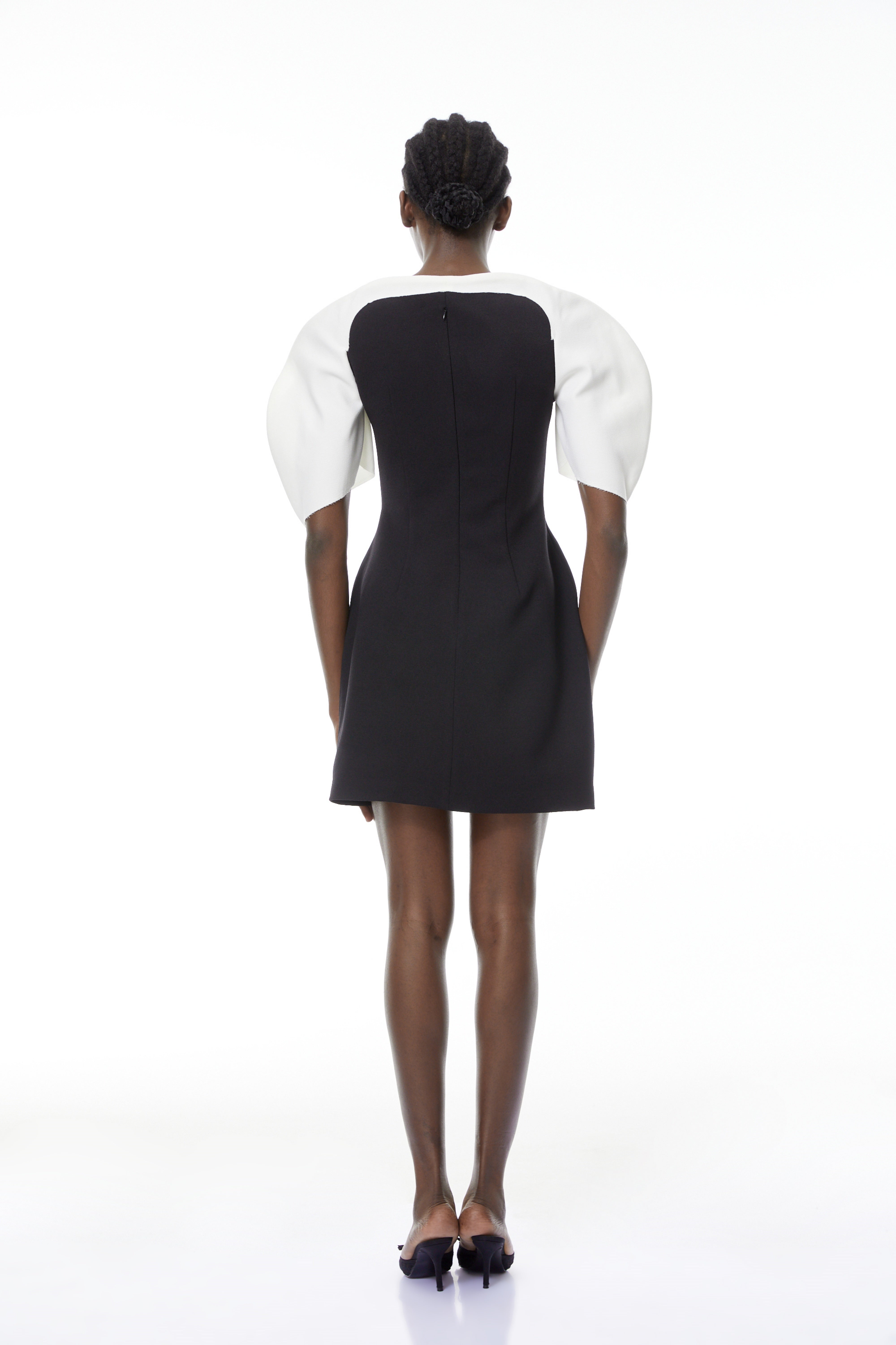 Catalina Black Color Blocked Mini Dress (Final Sale)