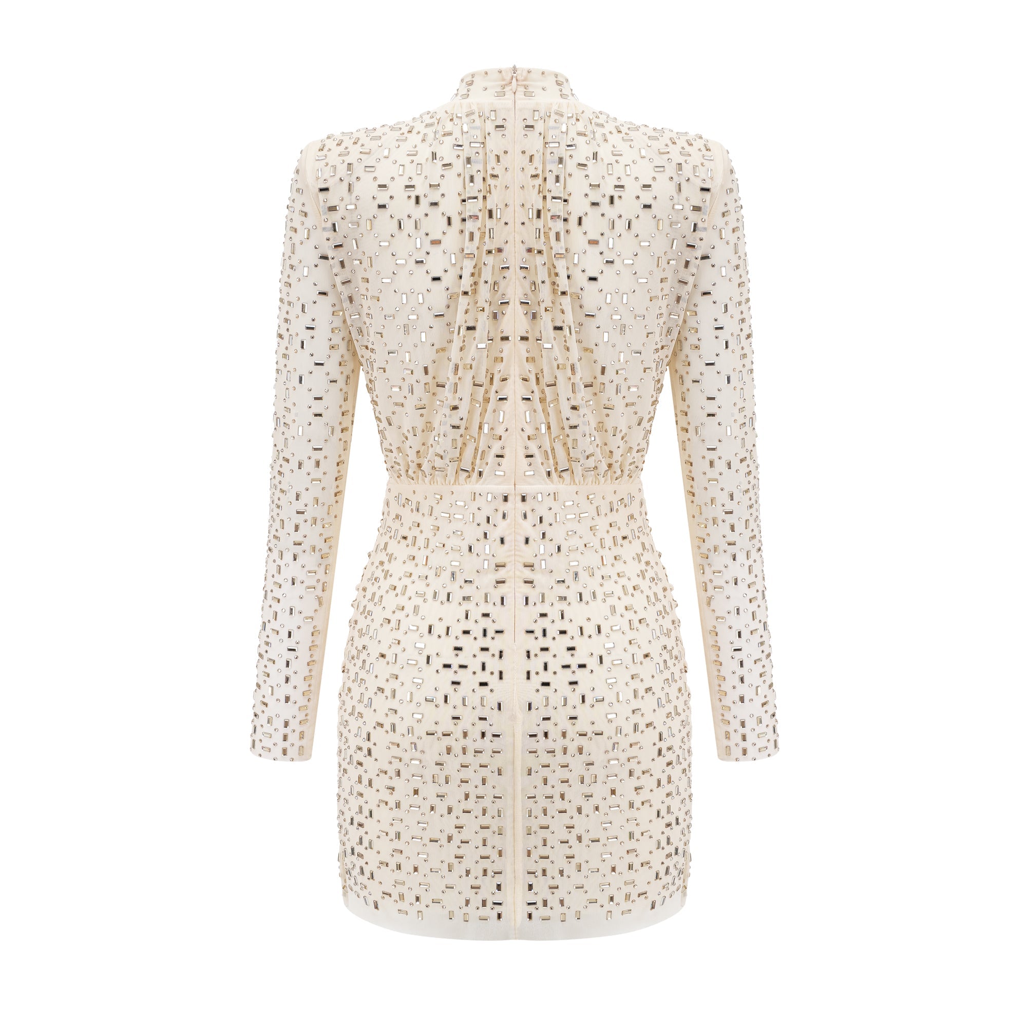 Noémie crystal-embellished draped mini dress (Final Sale-US Only)