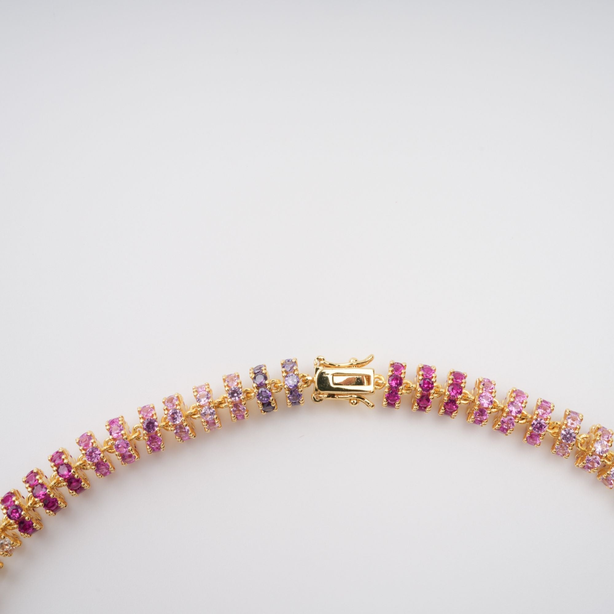 Sandrine Gold Tone Crystal Embellished Necklace (Final Sale)
