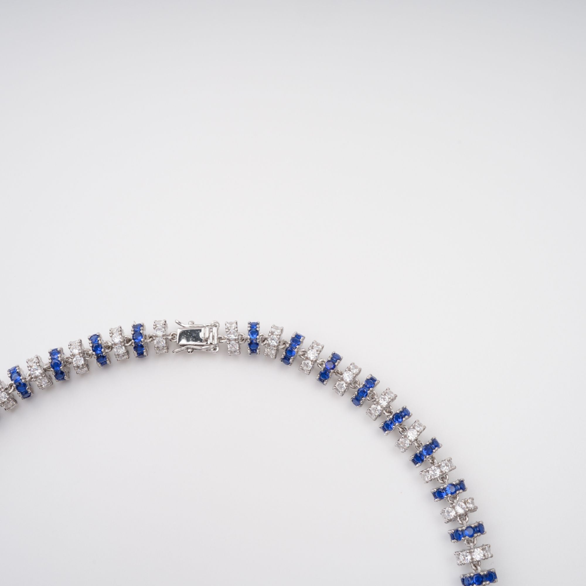 Sandrine Blue Crystal-Embellished Necklace (Final Sale)