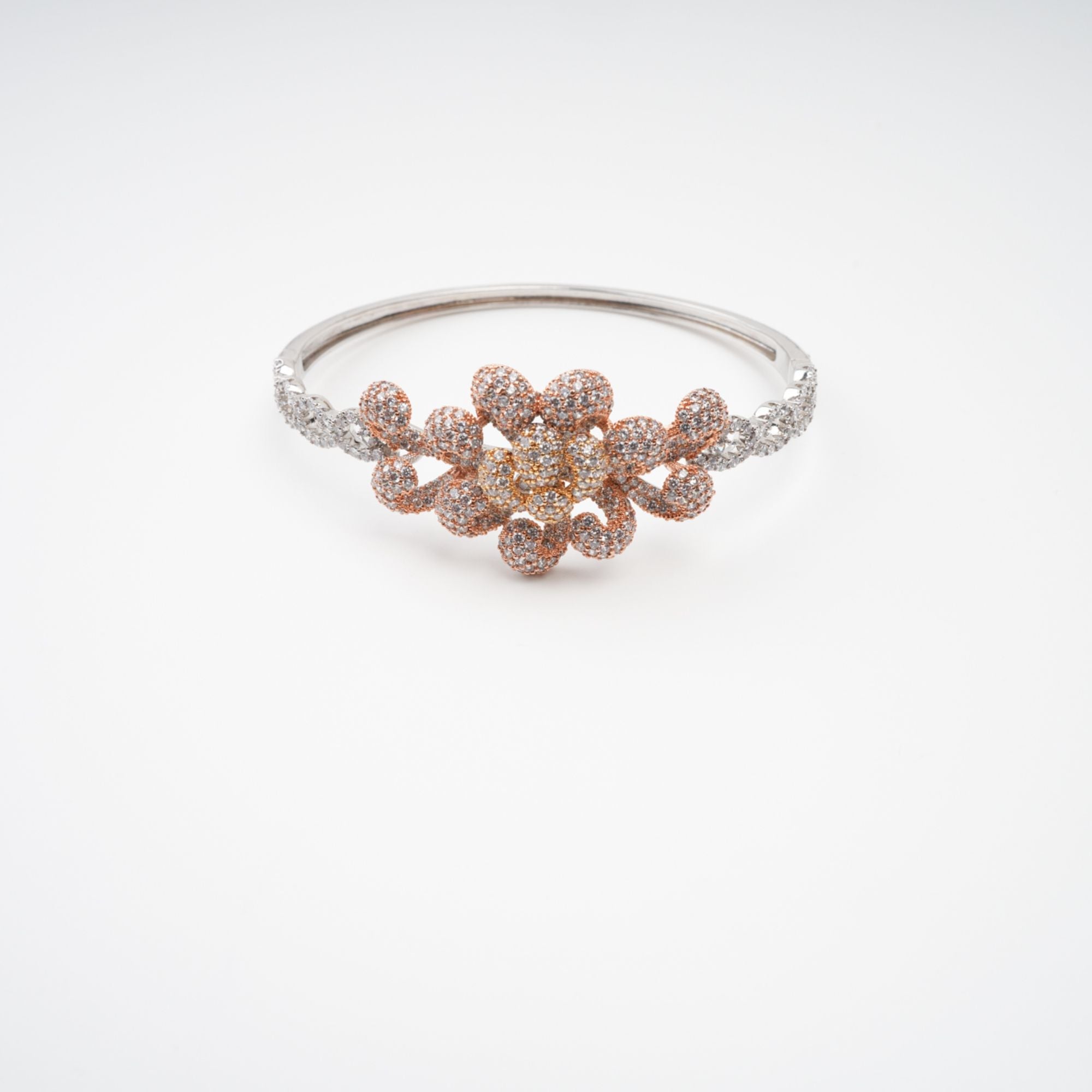 Anthemon Gold Tone Crystal Embellished Bracelet (Final Sale)