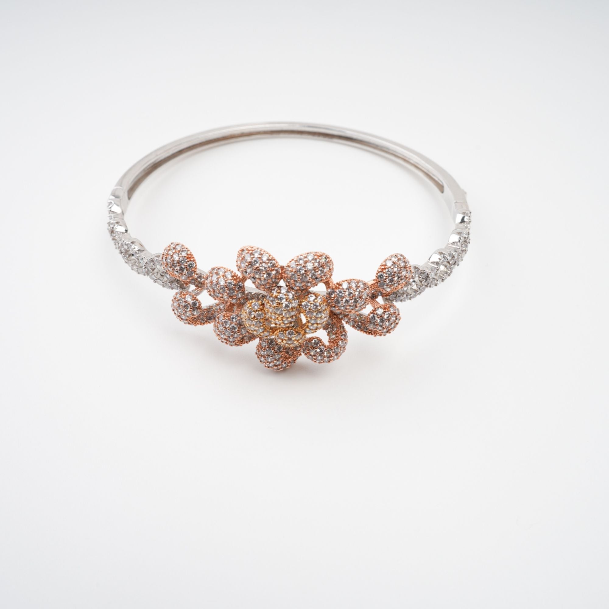 Anthemon Gold Tone Crystal Embellished Bracelet (Final Sale)