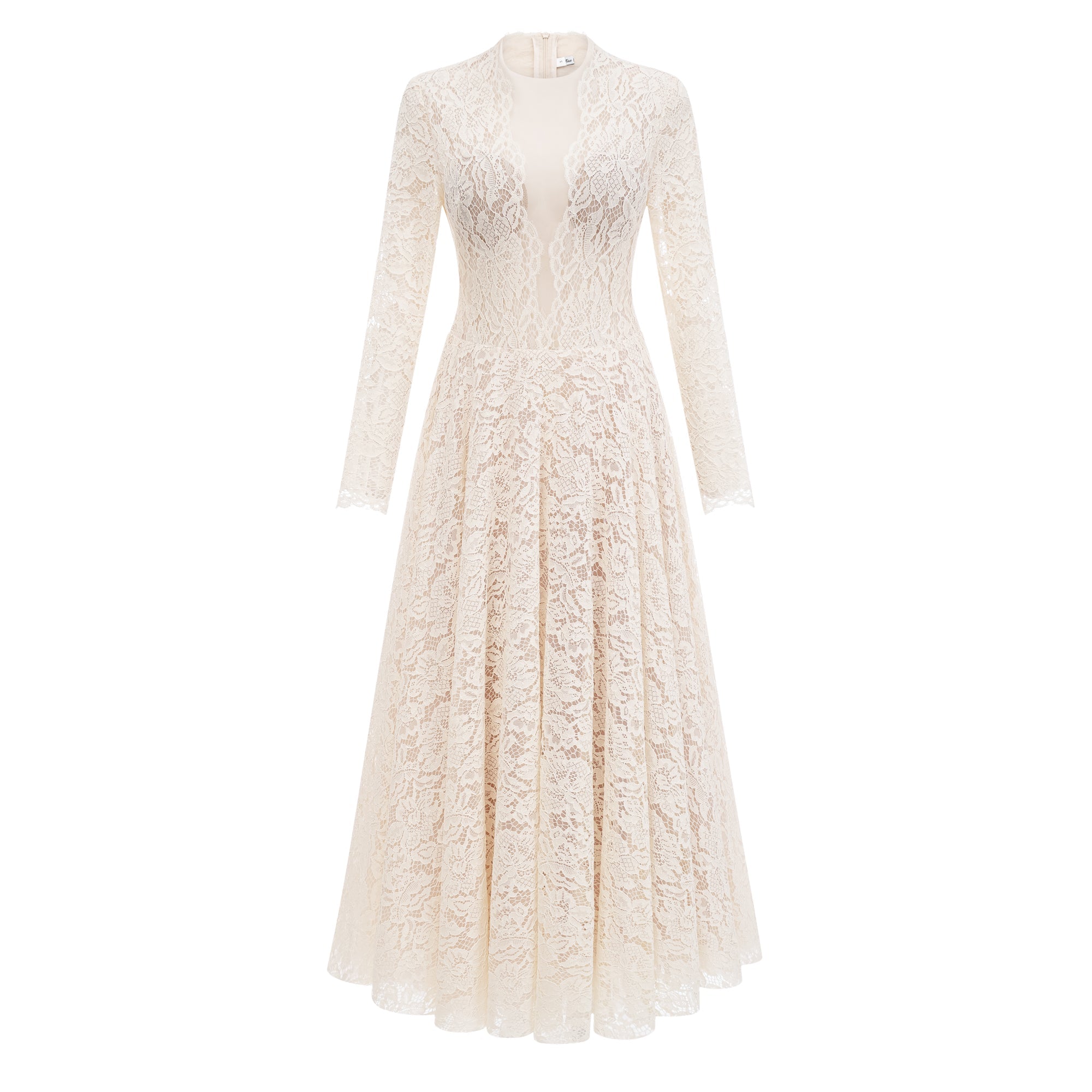 Oliana Ivory Lace Maxi Gown (Final Sale)