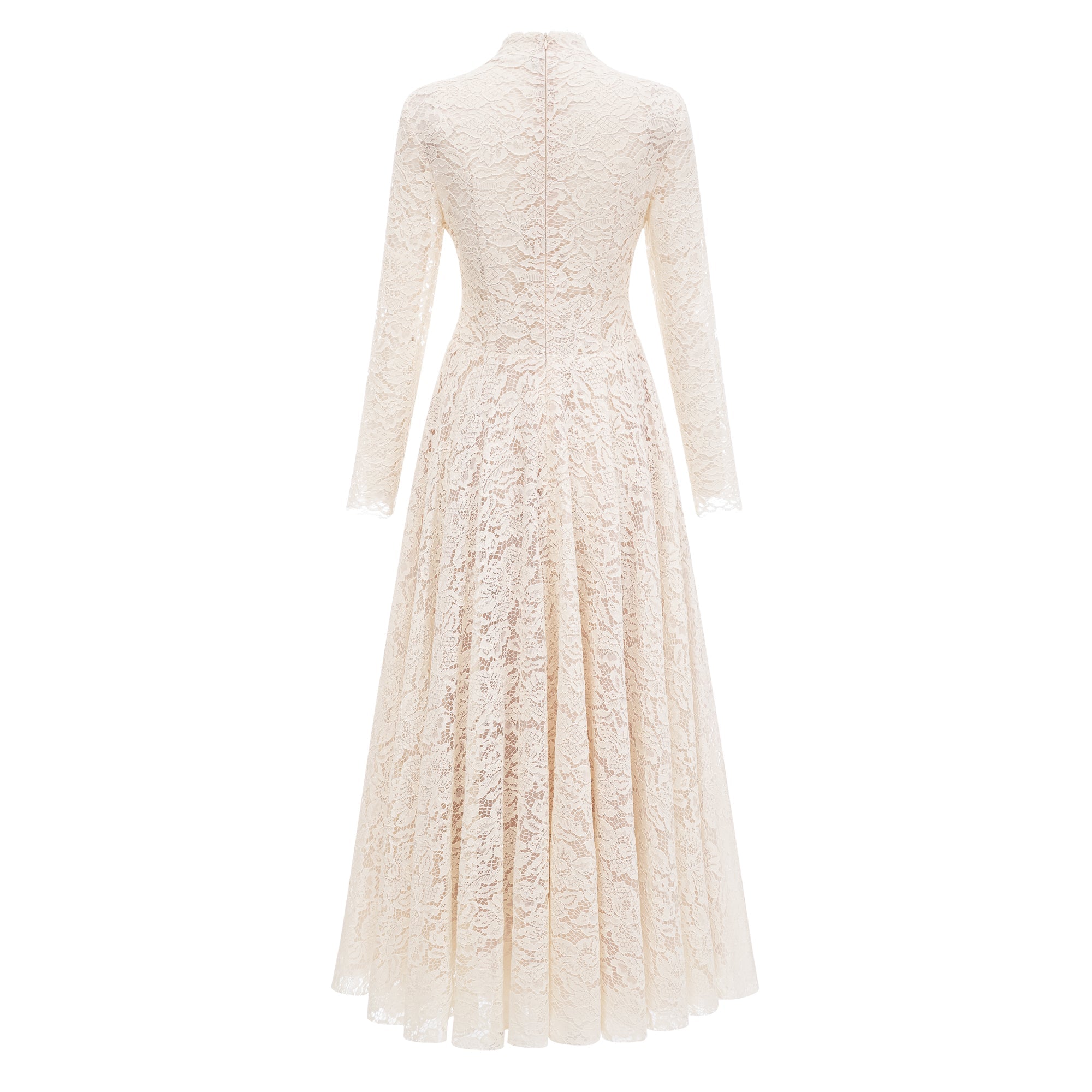 Oliana Ivory Lace Maxi Gown (Final Sale)