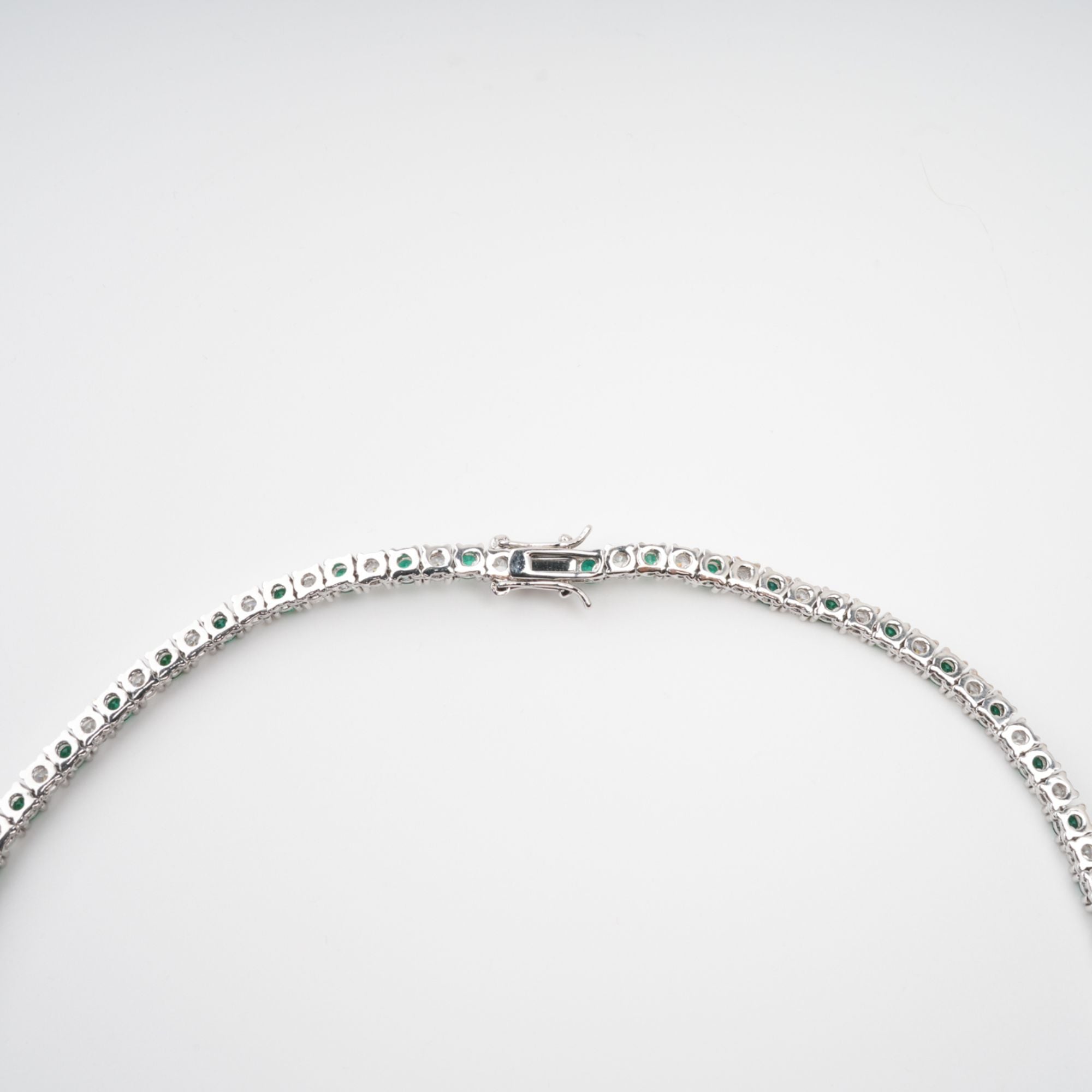 Héloïse Green Crystal Embellished Necklace (Final Sale)