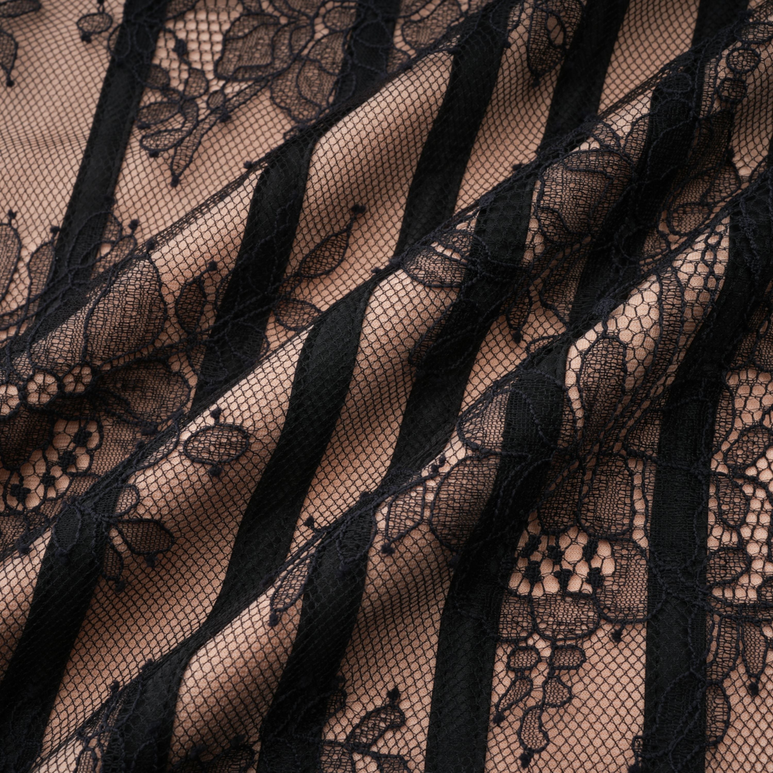 Urszula Black Floral Lace Corset Maxi Dress (Final Sale-US Only)