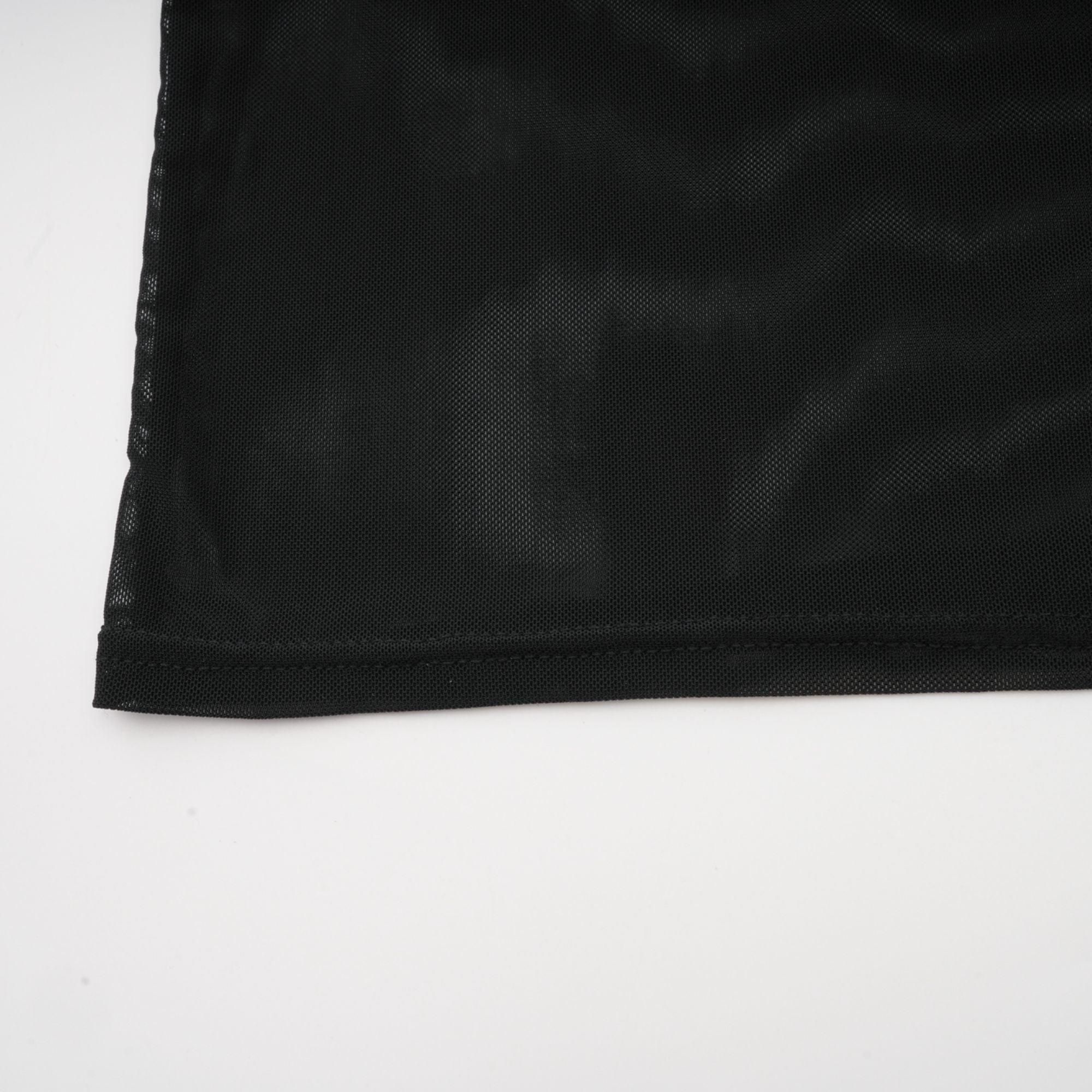 Ségolène black faux-fur tulle top (Final Sale-US Only)