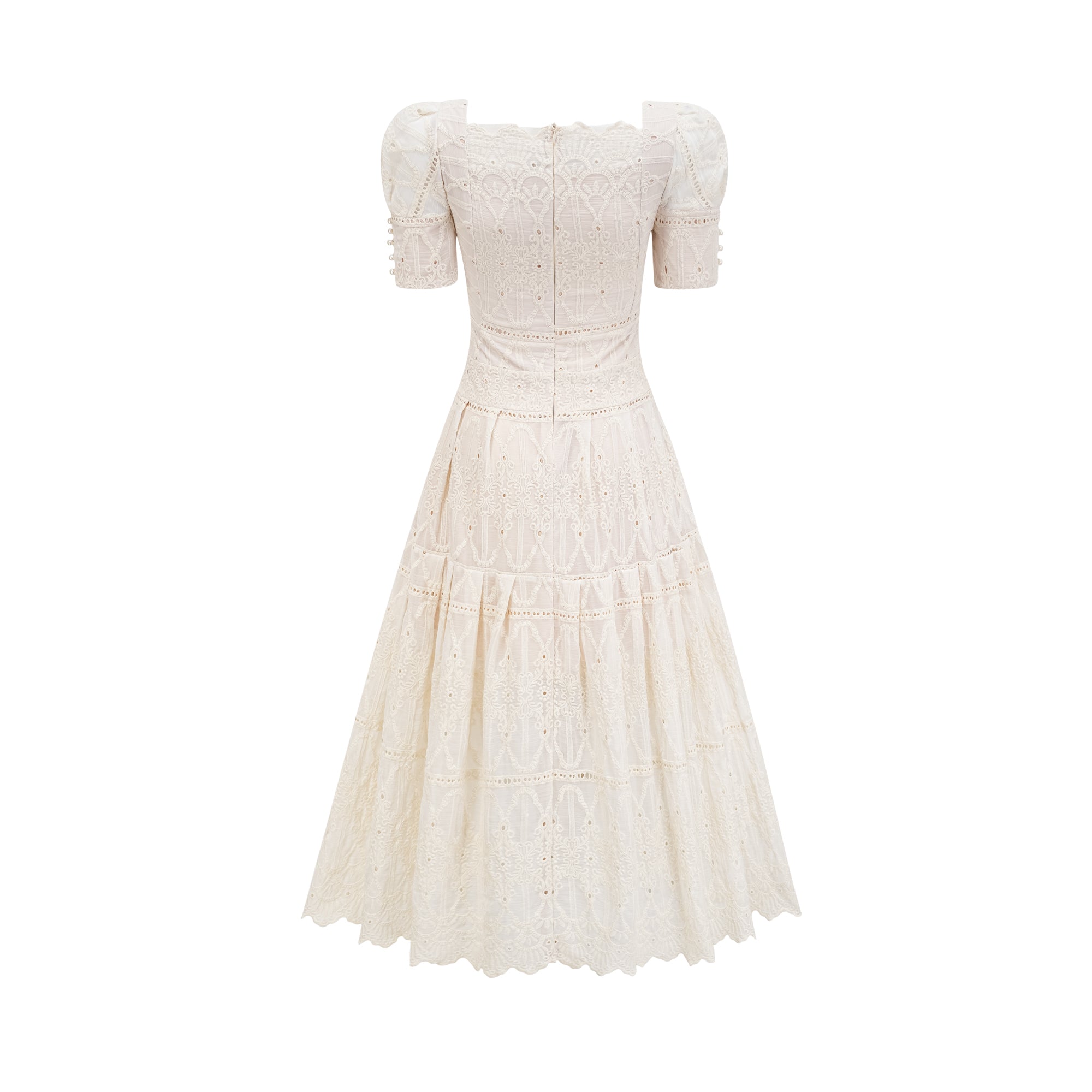 Anaïs faux-pearl embellished cut-out midi dress（Final Sale-US Only)