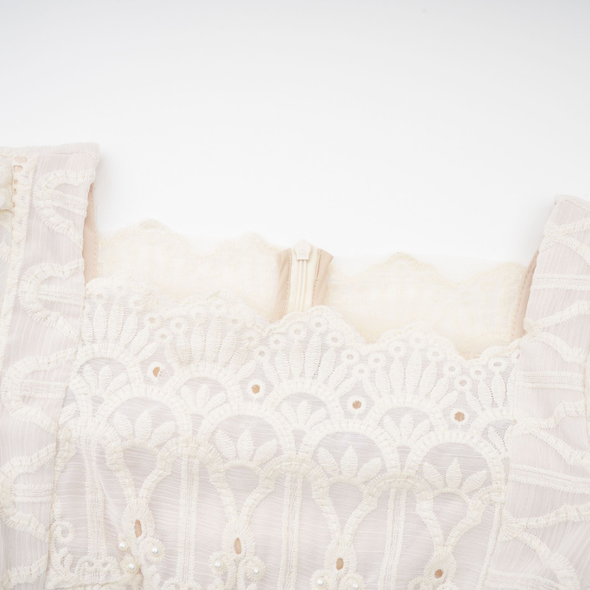 Anaïs faux-pearl embellished cut-out midi dress（Final Sale）
