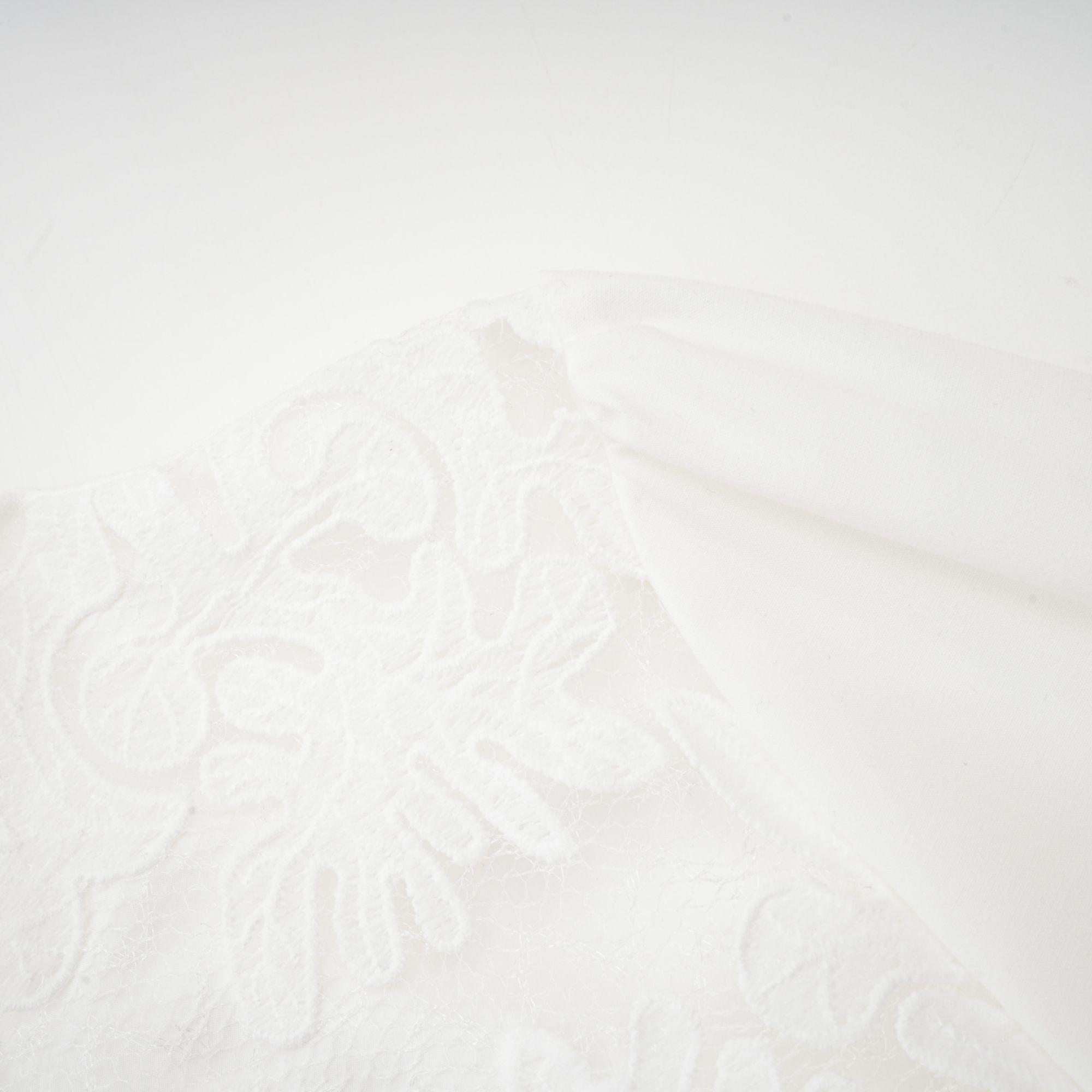 Madeleine White Paneled Embroidered Midi Dress