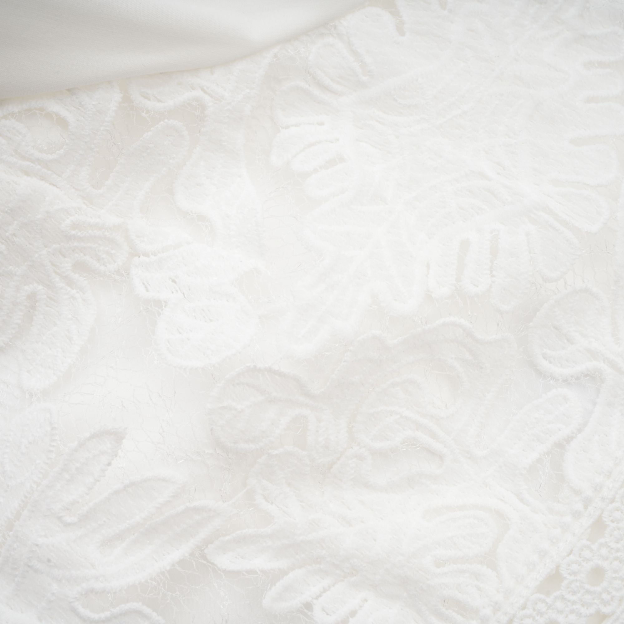 Madeleine White Paneled Embroidered Midi Dress