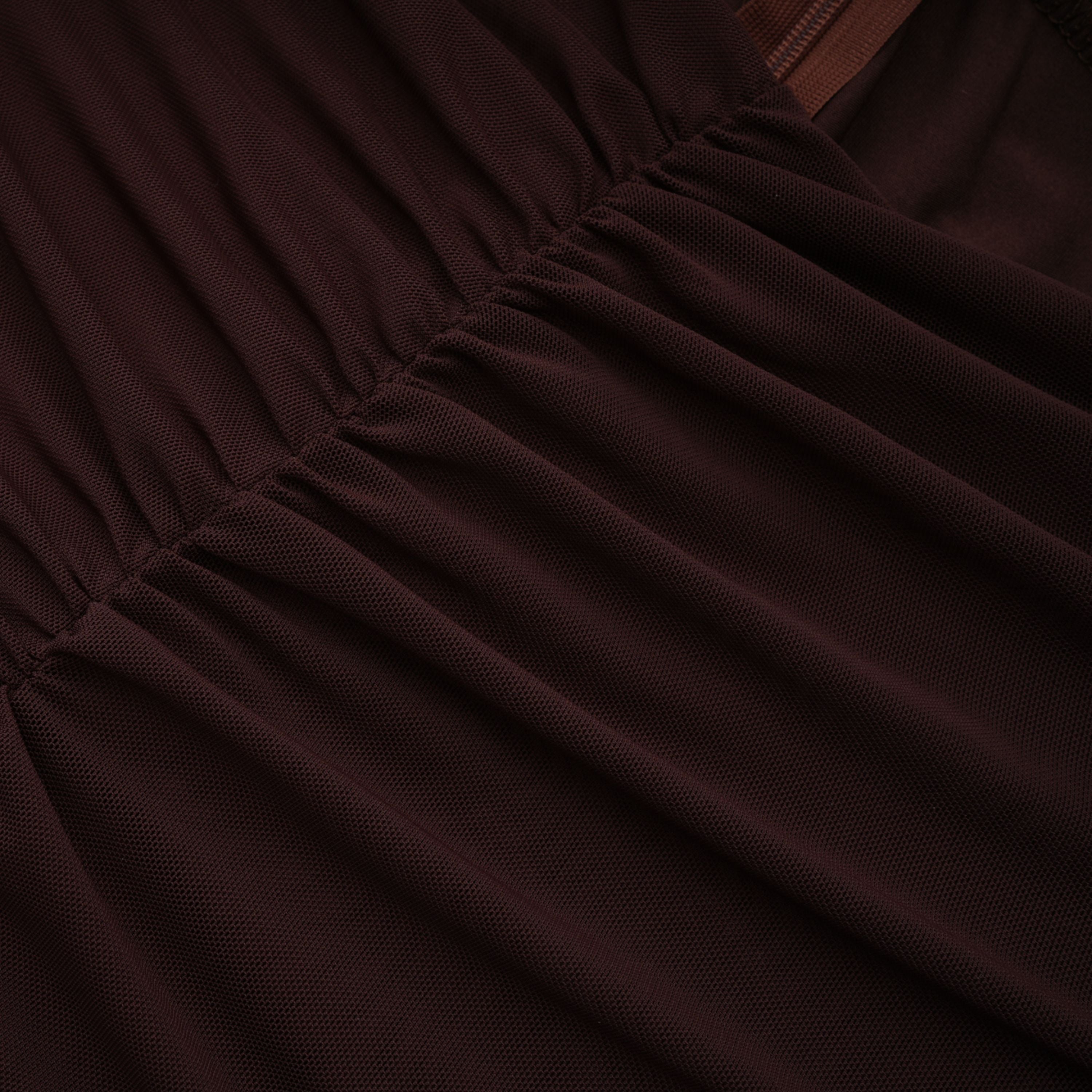 Bruna Cut-Out Ruched Mesh Maxi Dress (Final Sale)